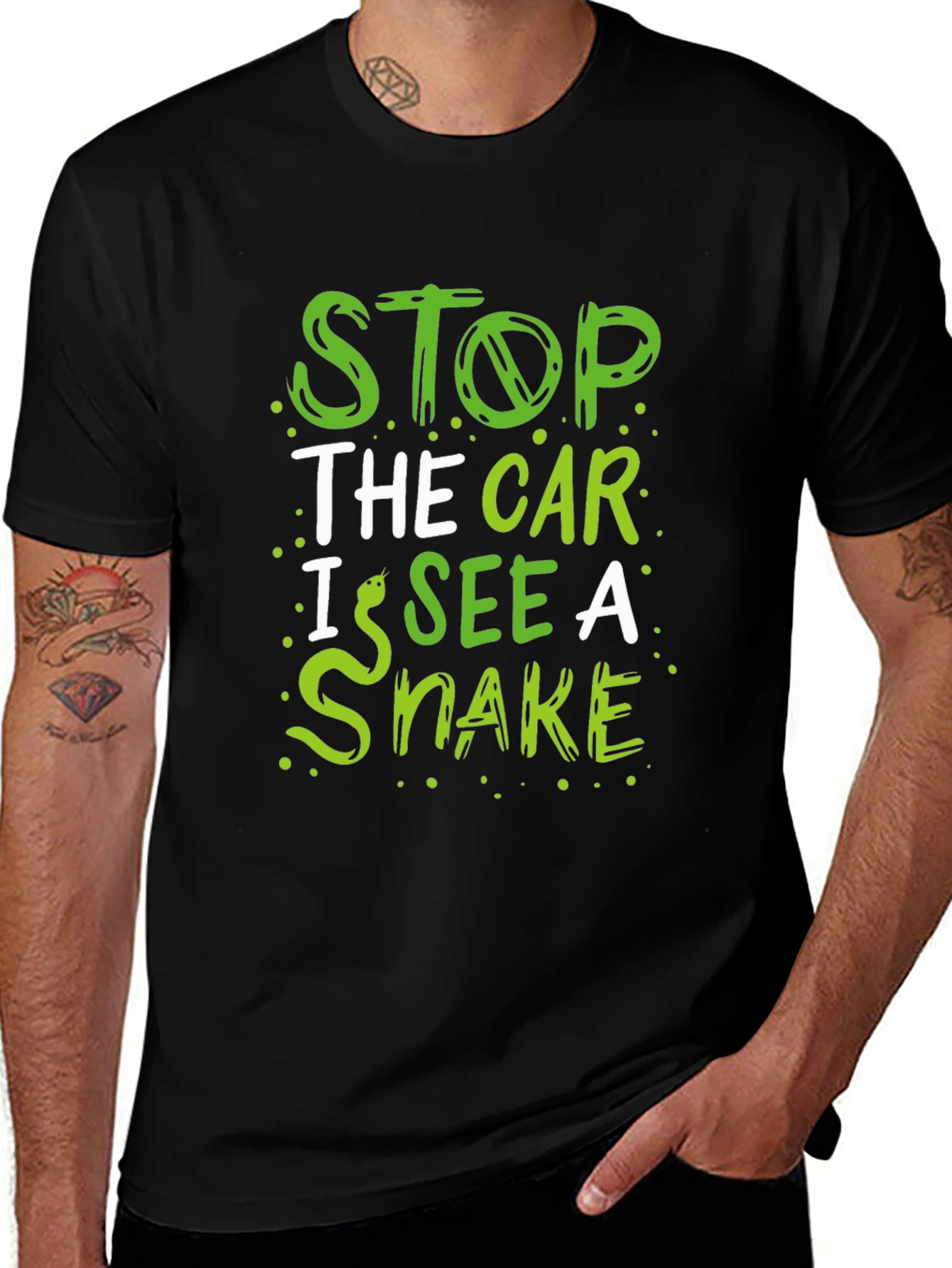 Stop The Car I See a Snake Funny T-Shirt