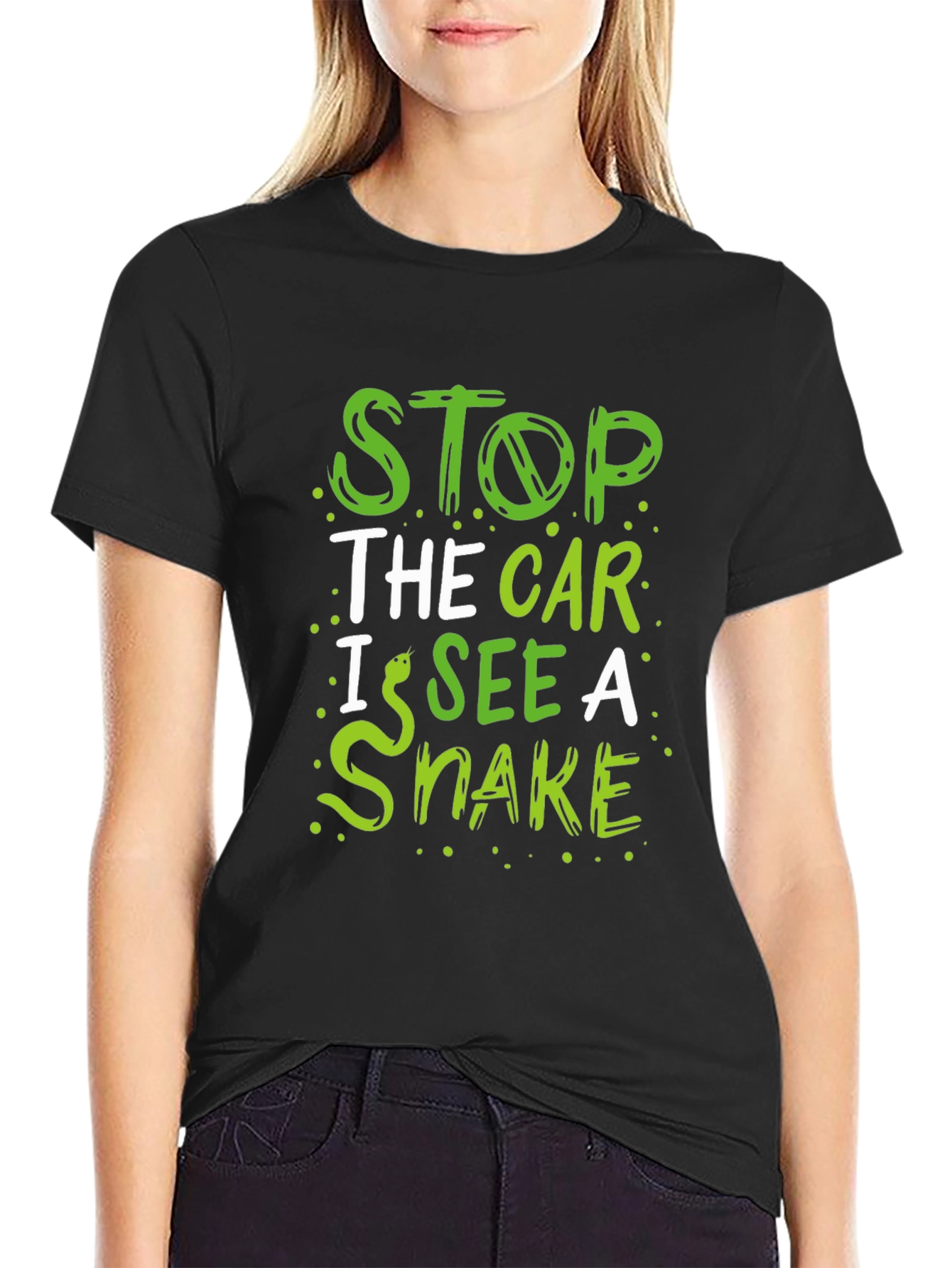 Stop The Car I See a Snake Funny T-Shirt