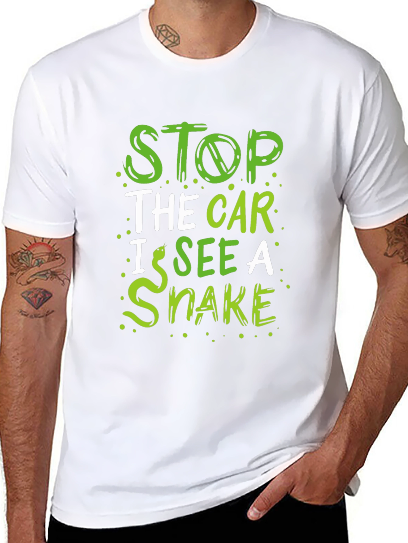 Stop The Car I See a Snake Funny T-Shirt