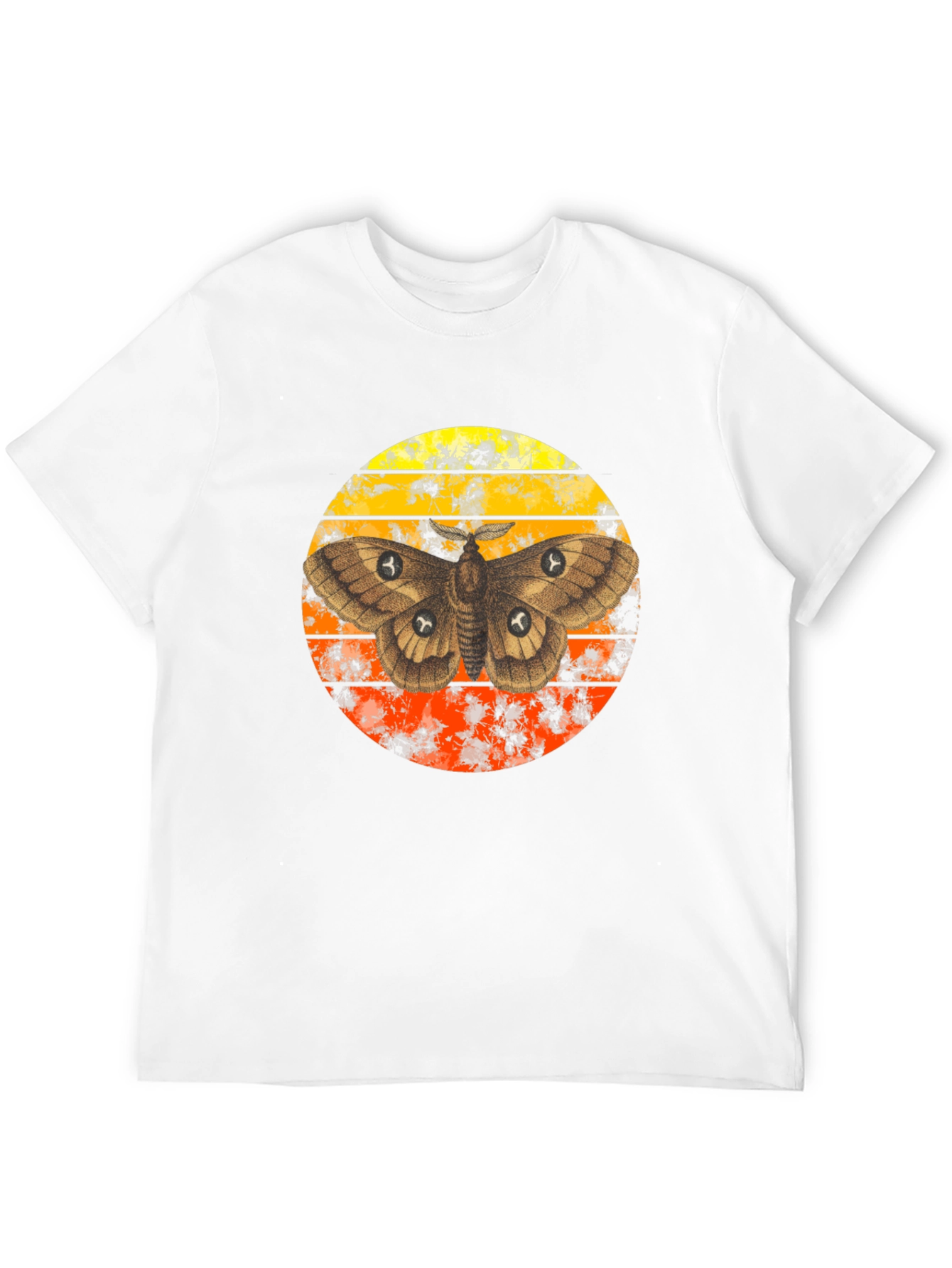 Moth Sunset Graphic T-Shirt