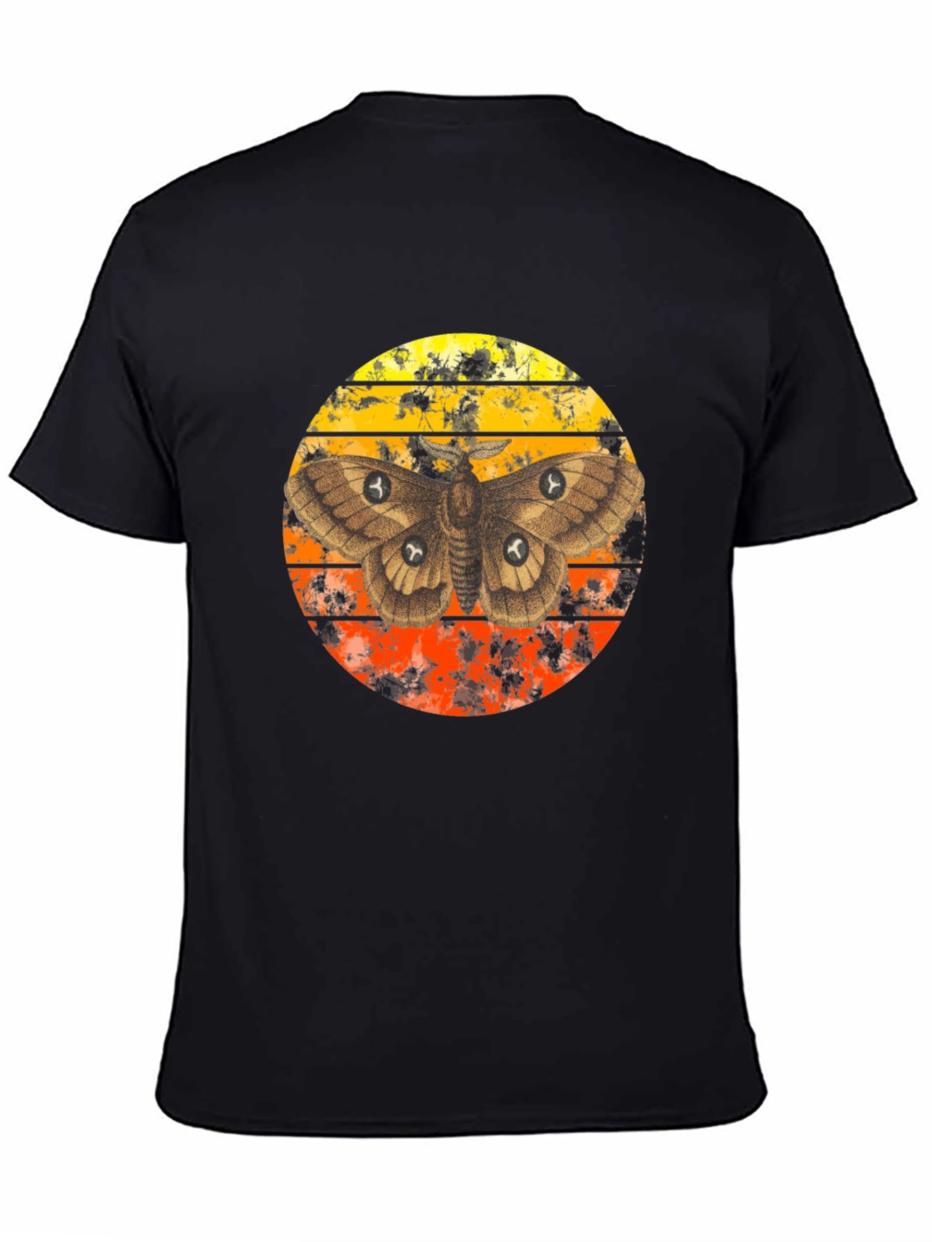 Moth Sunset Graphic T-Shirt