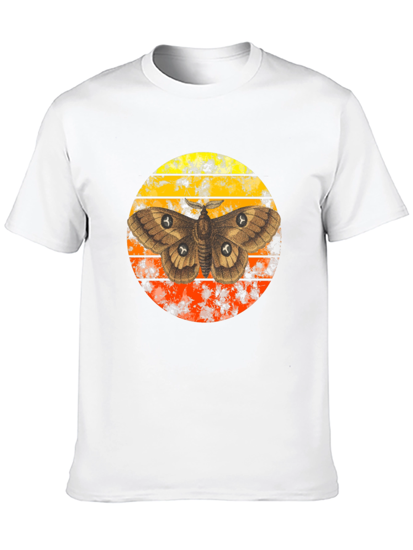 Moth Sunset Graphic T-Shirt