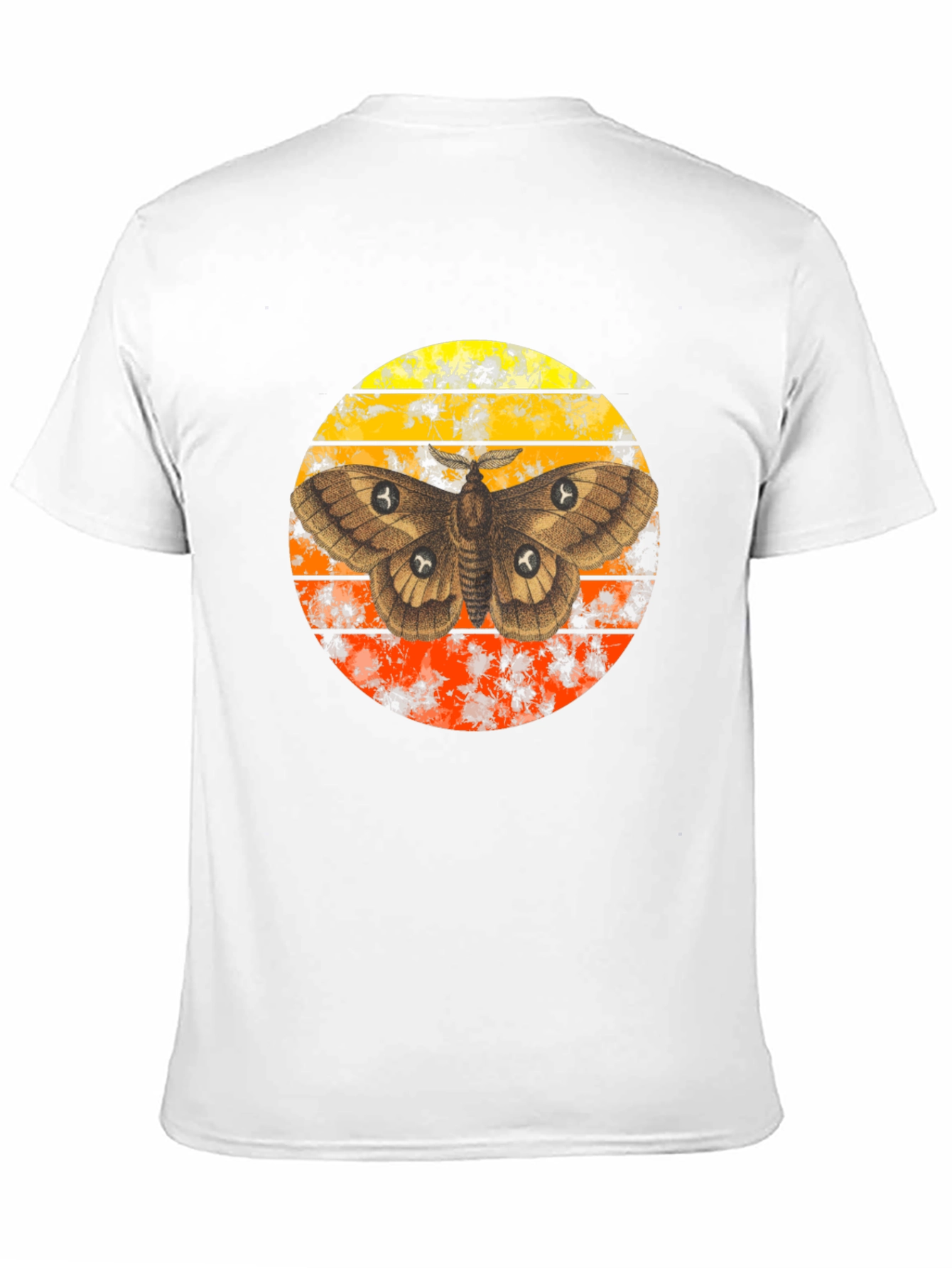 Moth Sunset Graphic T-Shirt