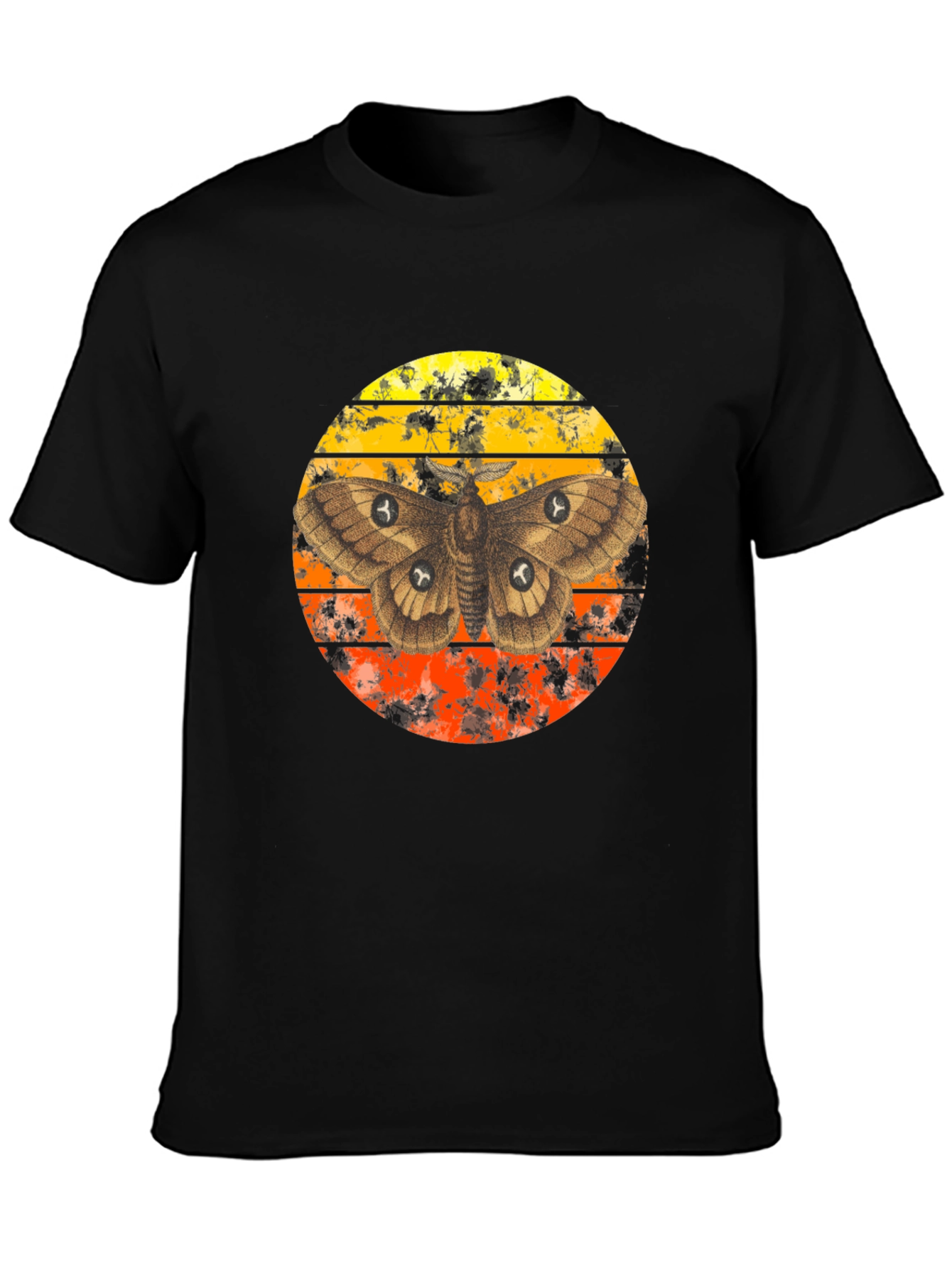 Moth Sunset Graphic T-Shirt