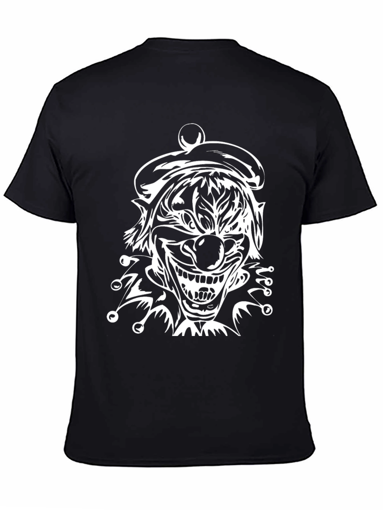 Creepy Clown Graphic T-Shirt - Black