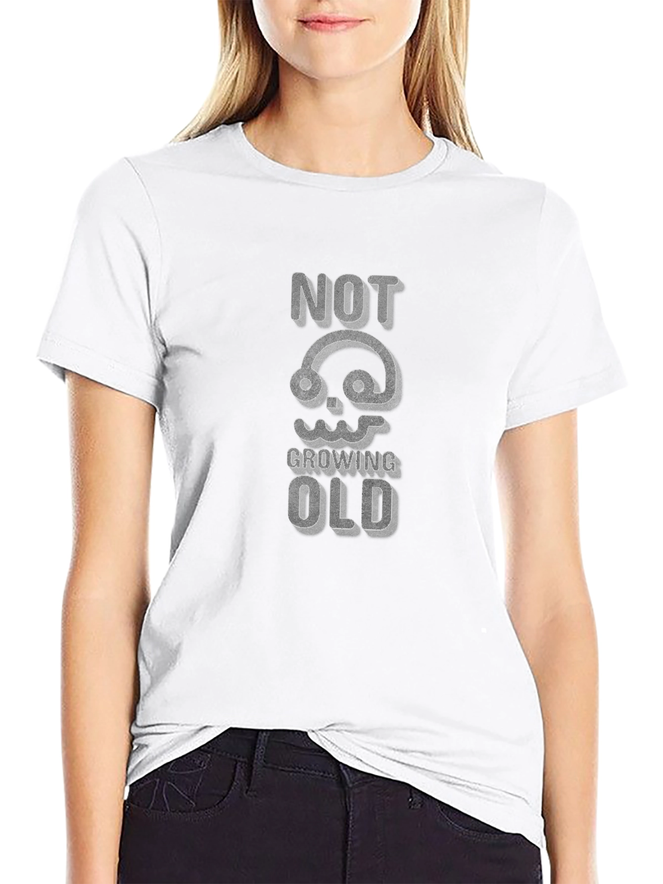 Not Growing Old Graphic Tee - Black