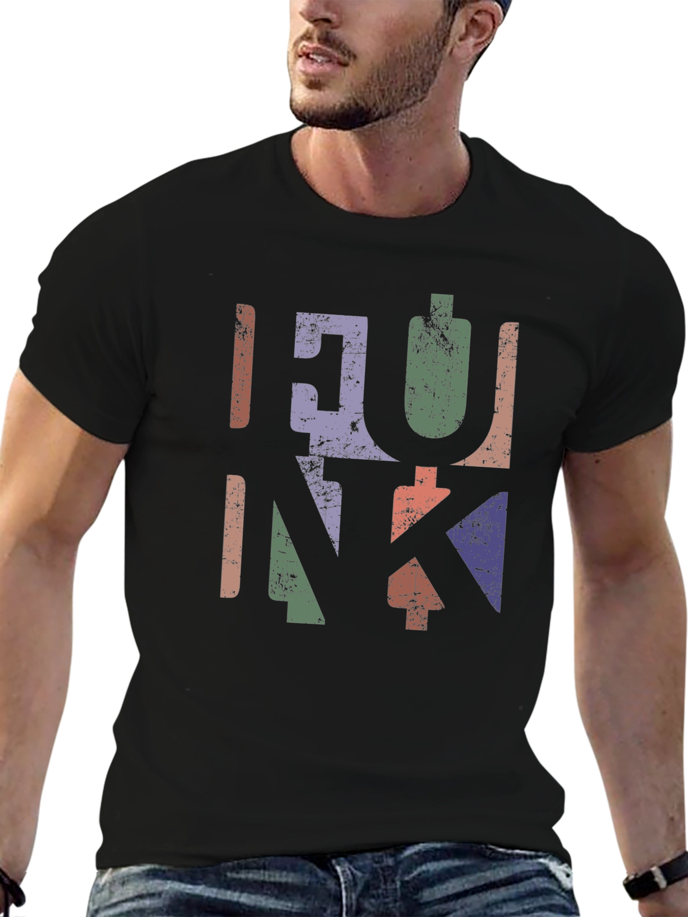 Funky INK Black Graphic Tee