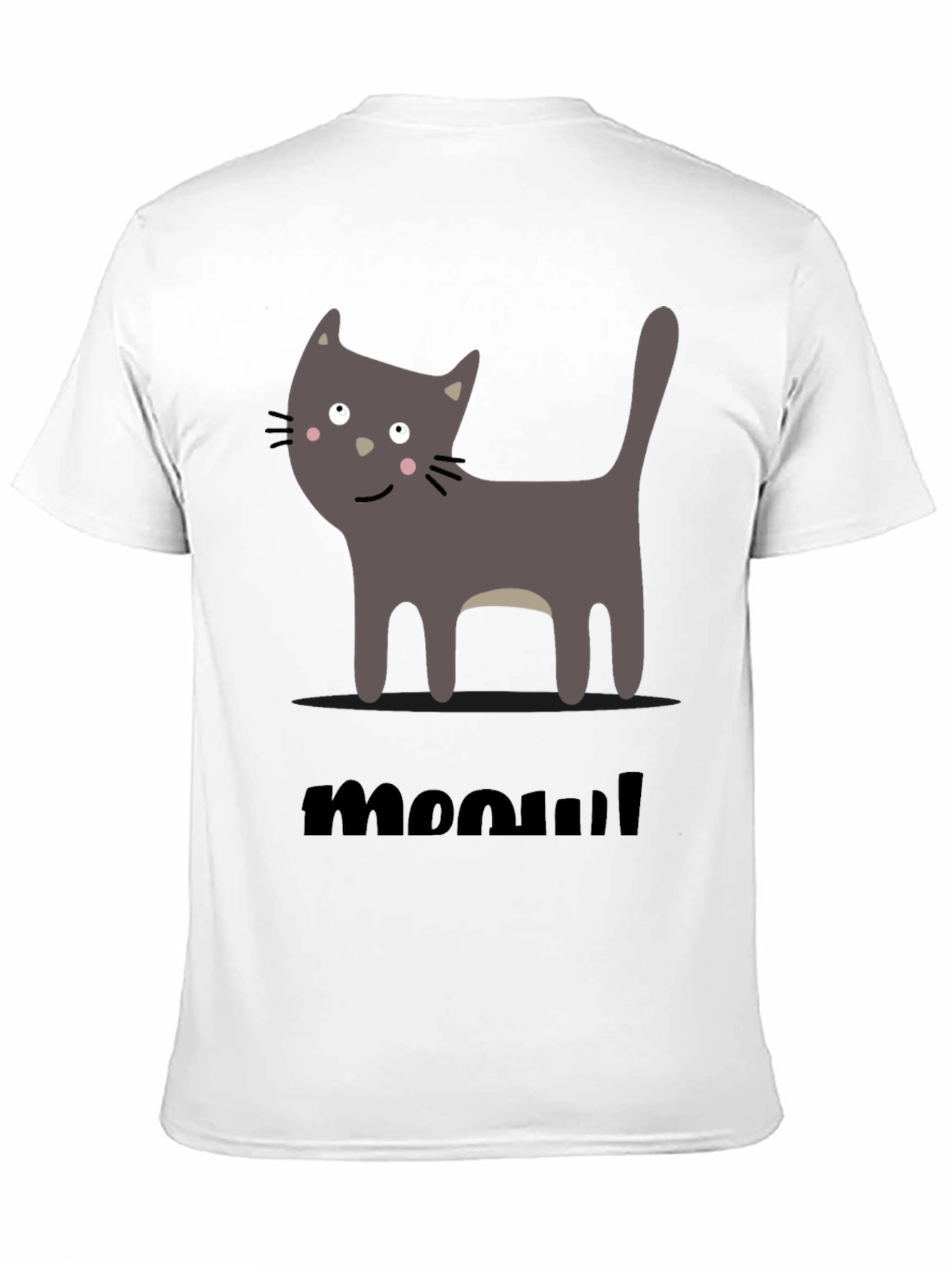 Cute Cartoon Cat T-Shirt