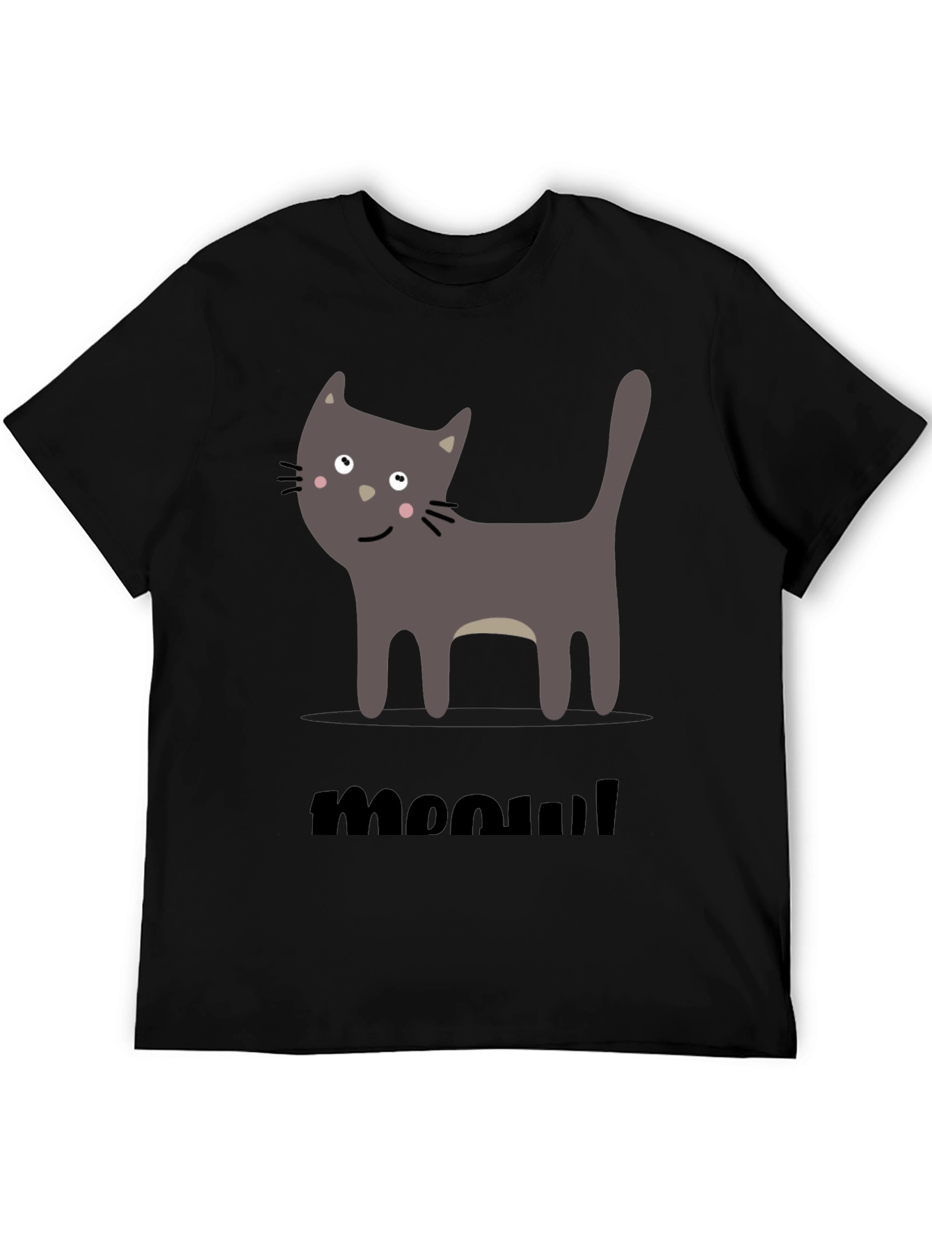 Cute Cartoon Cat T-Shirt