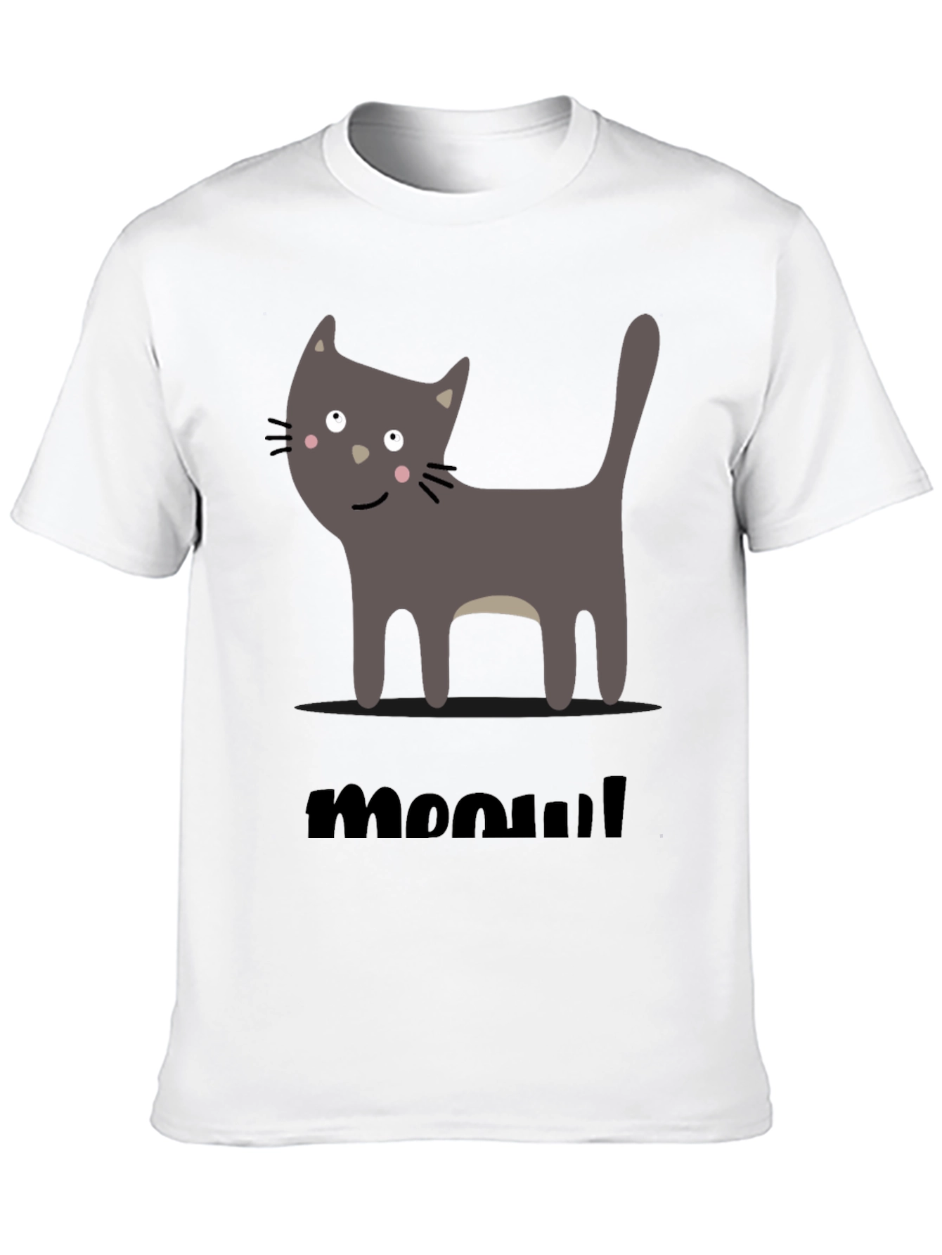 Cute Cartoon Cat T-Shirt