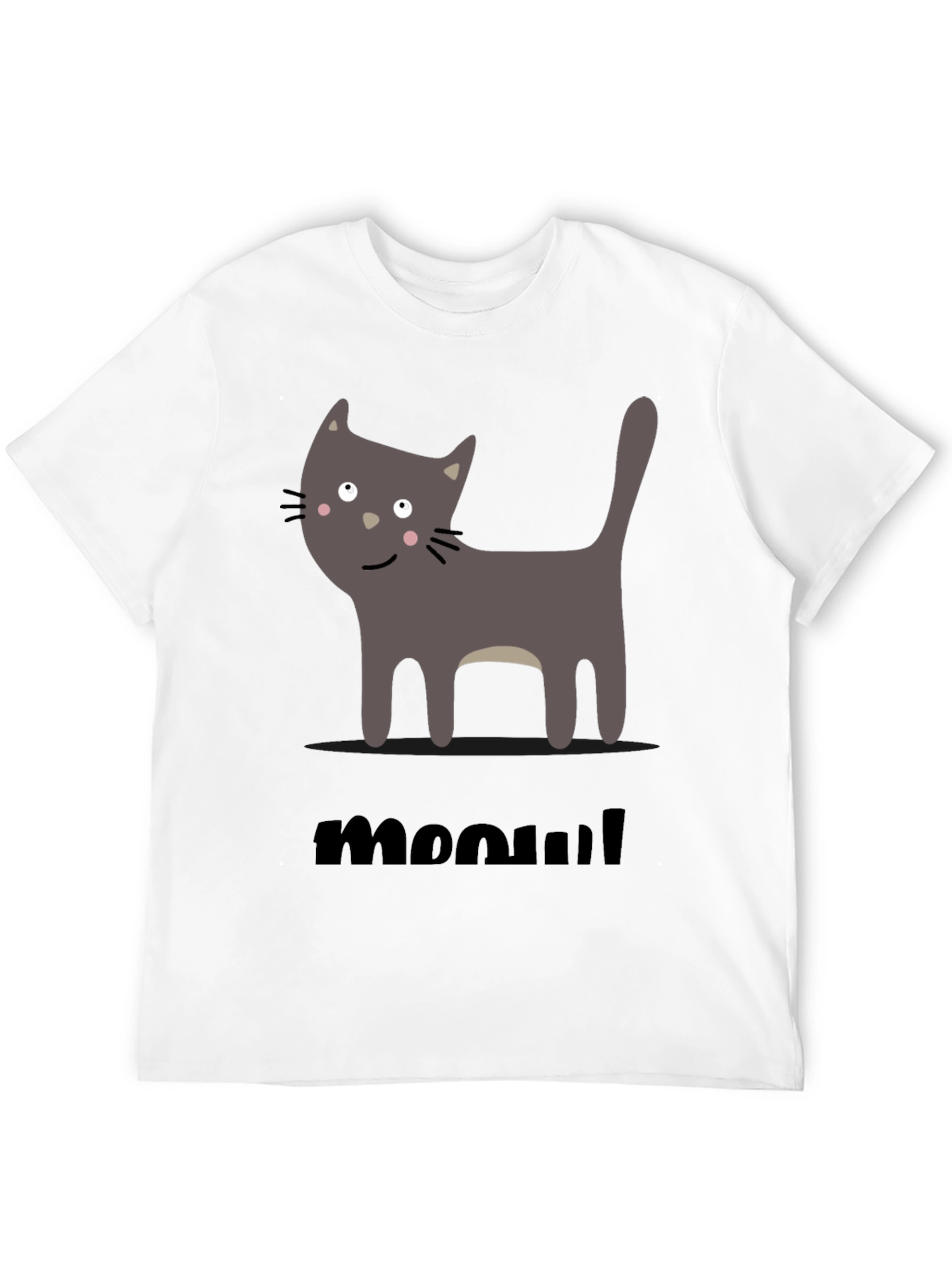 Cute Cartoon Cat T-Shirt