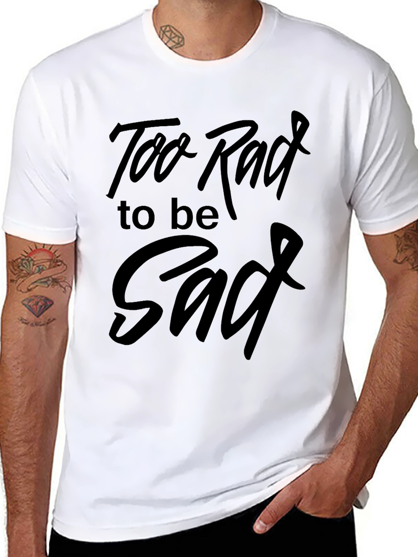 Too Rad to be Sad Graphic Tee