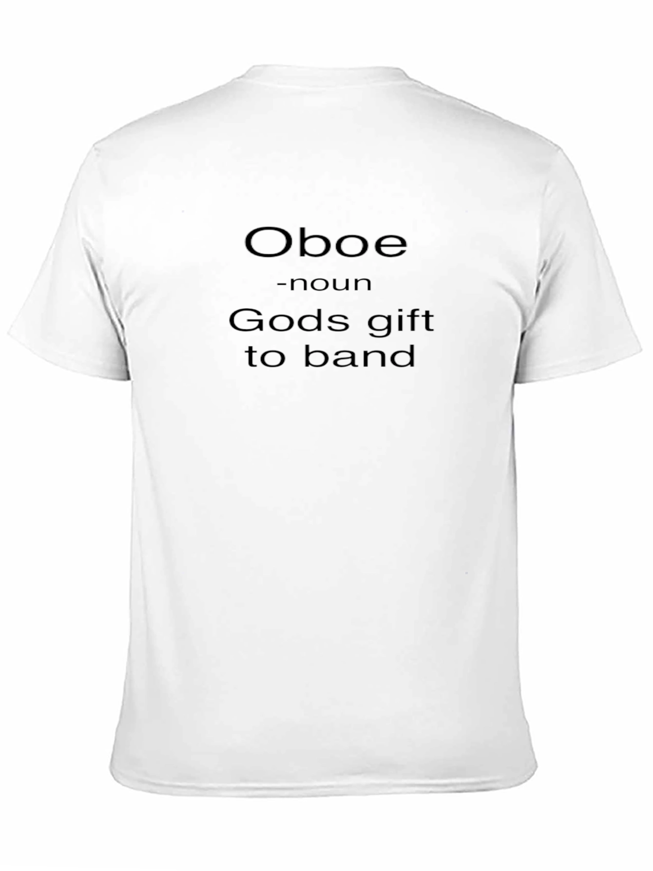 Oboe Definition Black T-Shirt - Musician Gift