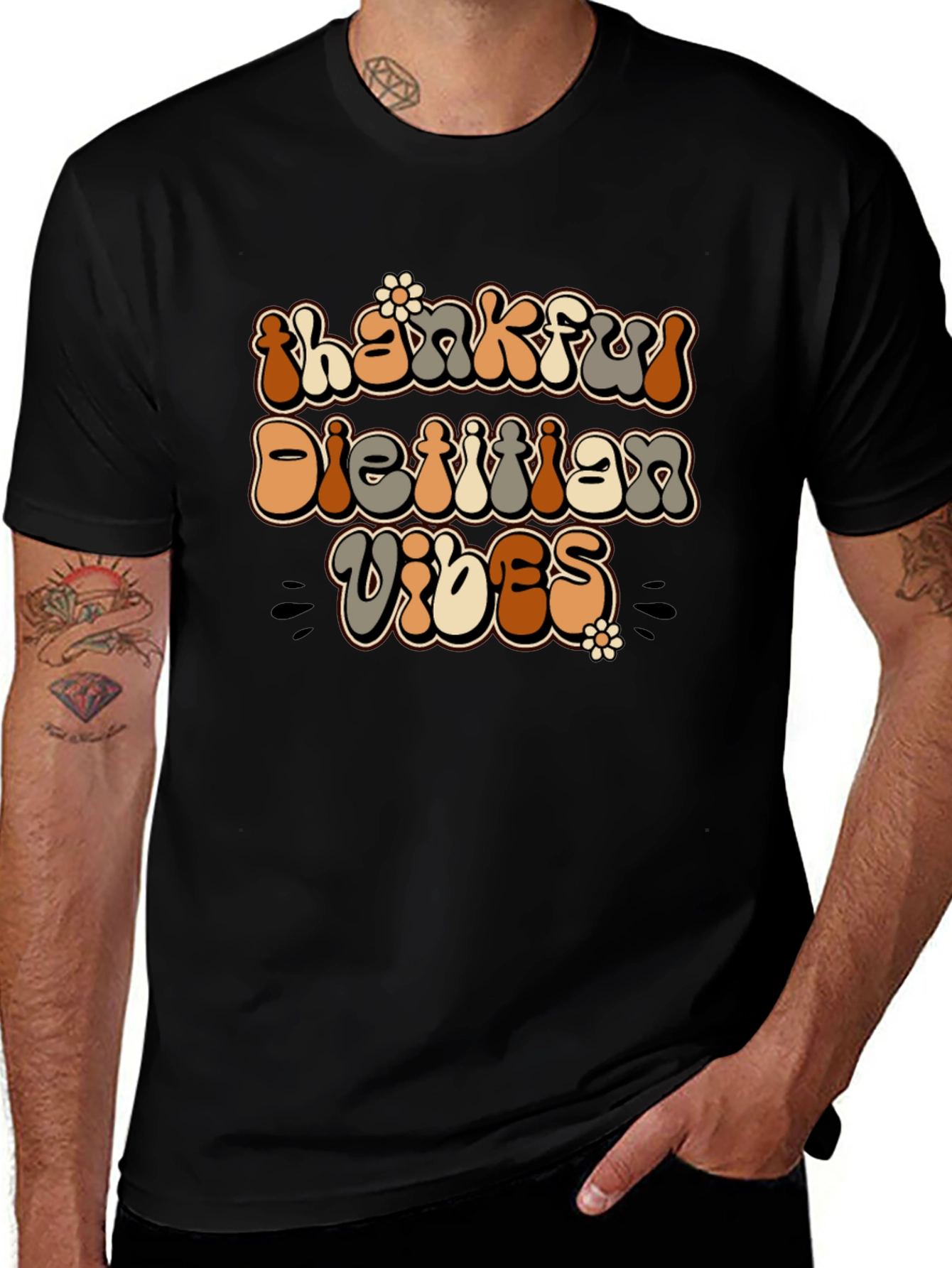 Thankful Dietitian Vibes Graphic Tee