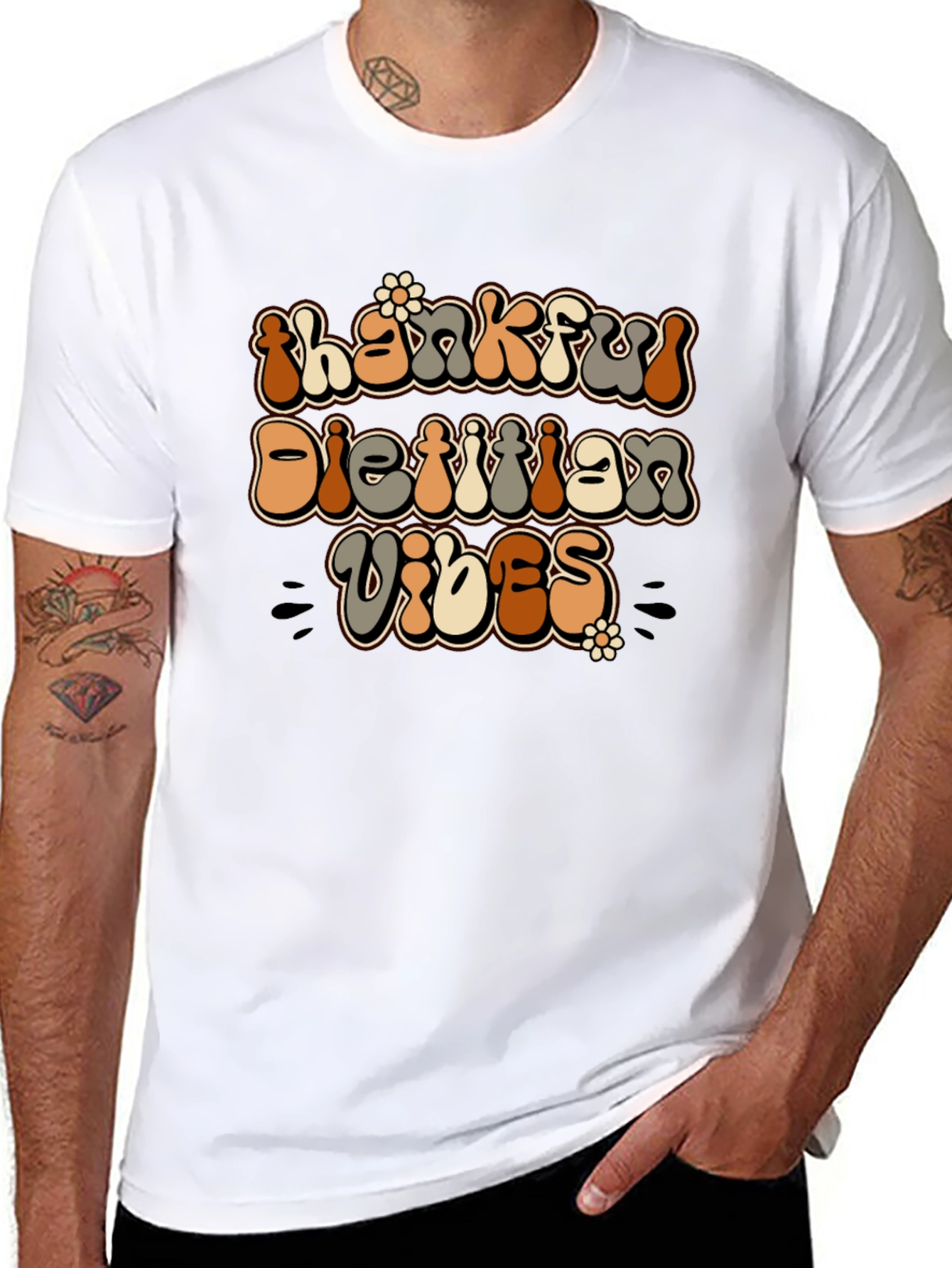 Thankful Dietitian Vibes Graphic Tee