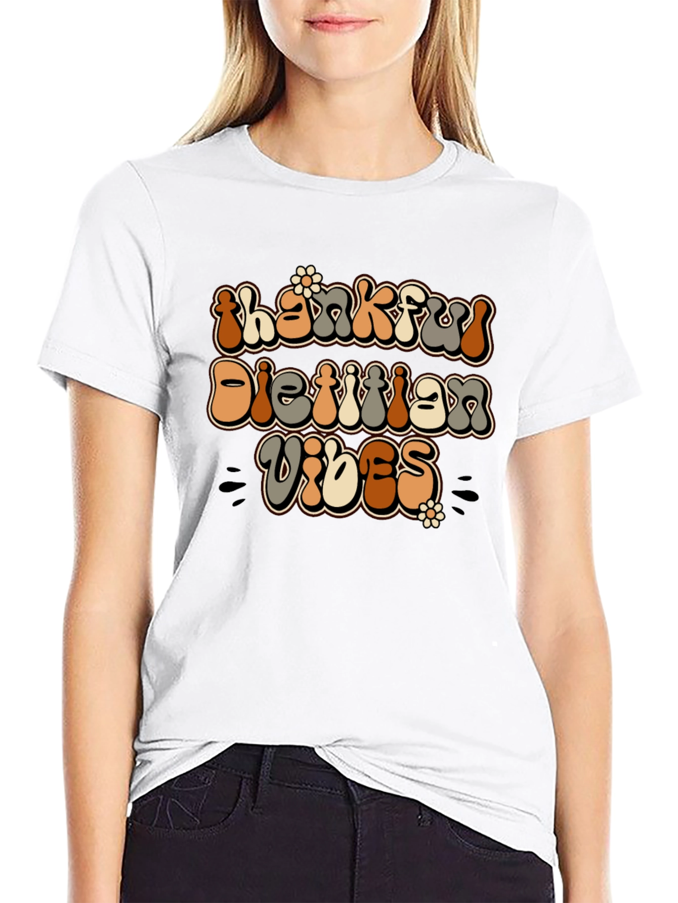 Thankful Dietitian Vibes Graphic Tee