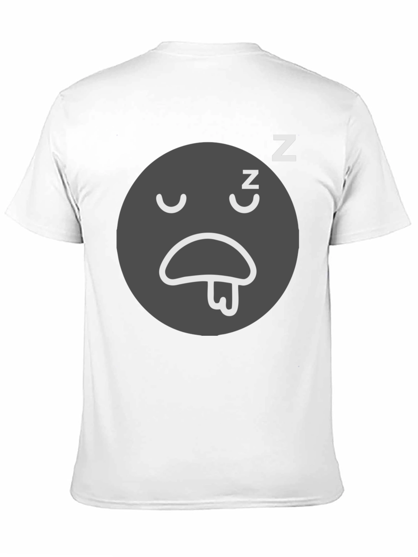 Sleepy Emoji Black T-Shirt - Comfortable Relaxed Fit
