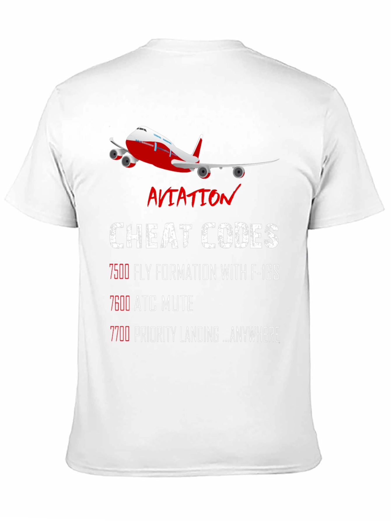 Aviation Cheat Codes T-Shirt - Pilot Gift