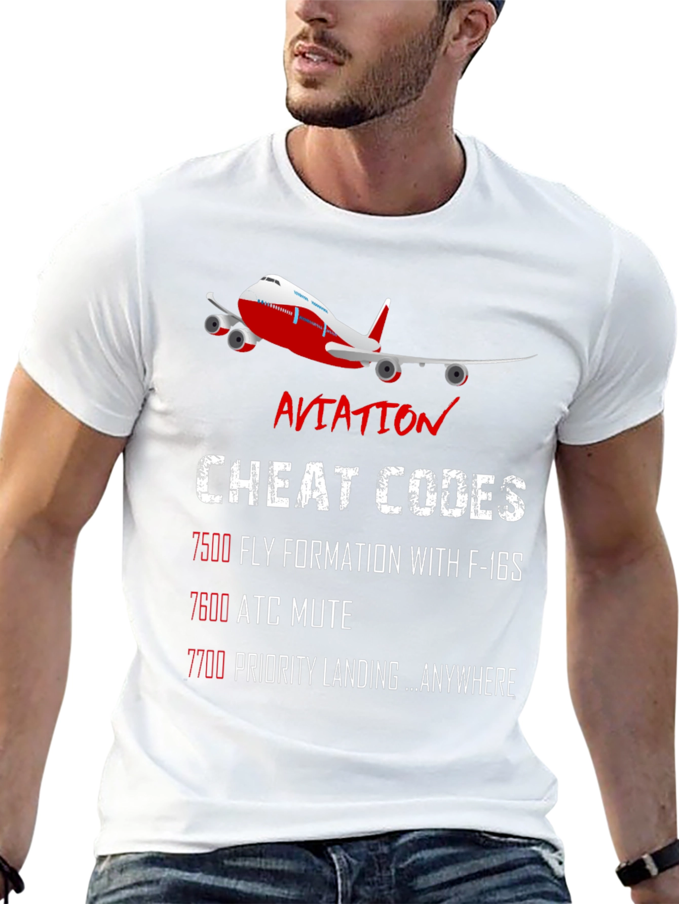 Aviation Cheat Codes T-Shirt - Pilot Gift