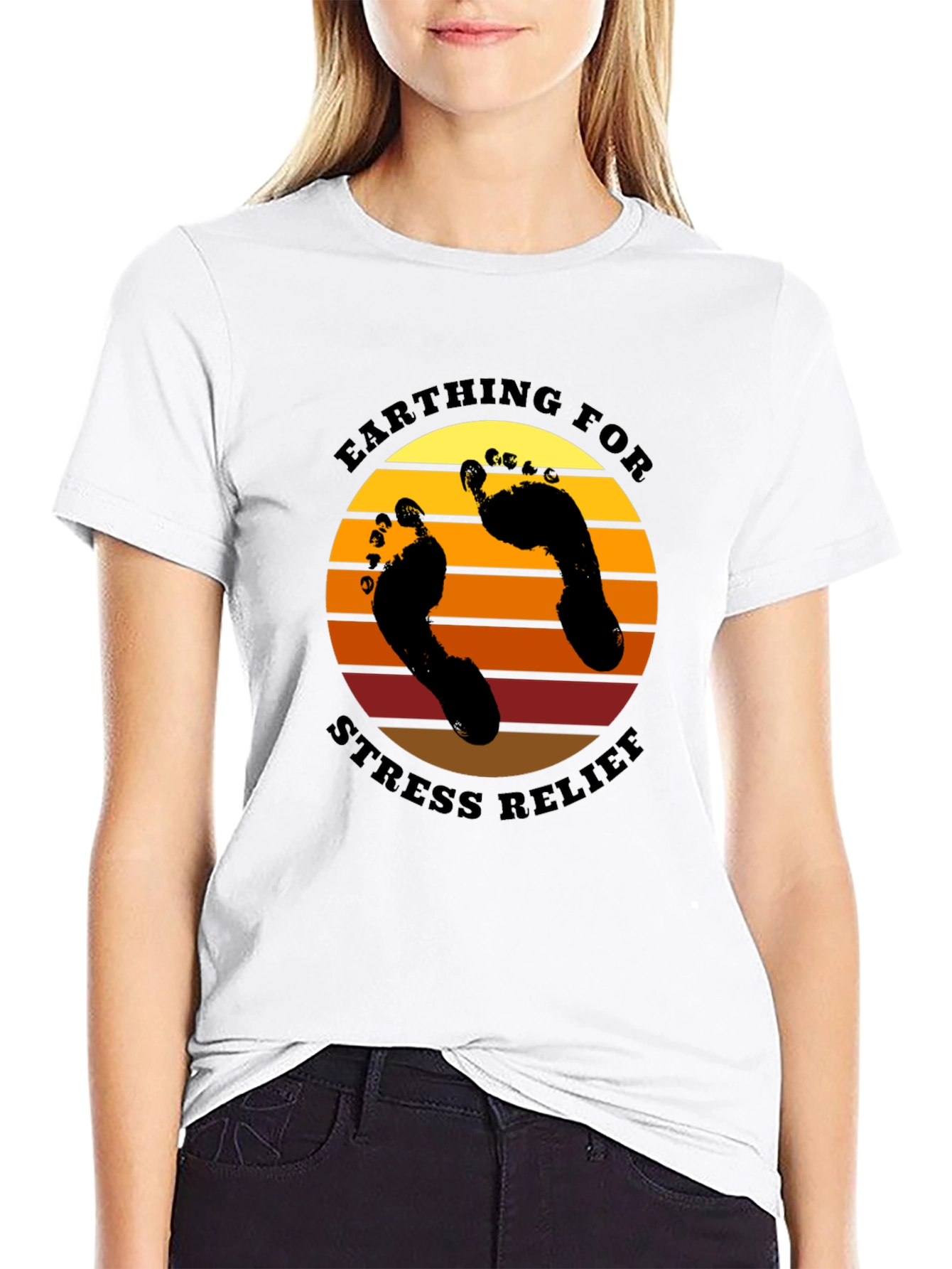 Earthing For Stress Relief Graphic Tee