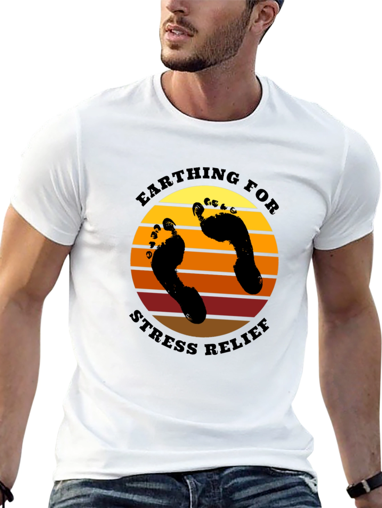 Earthing For Stress Relief Graphic Tee
