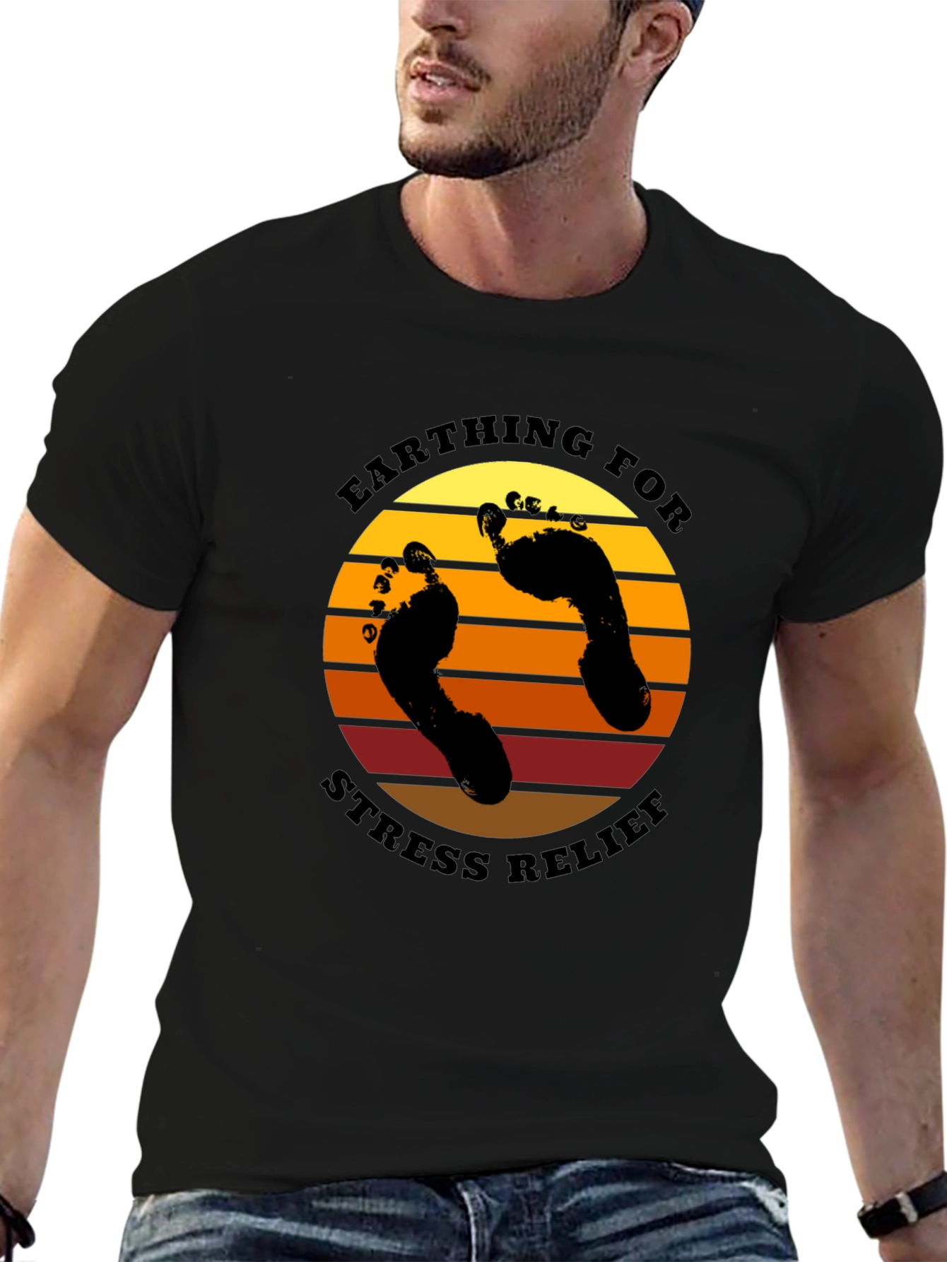 Earthing For Stress Relief Graphic Tee