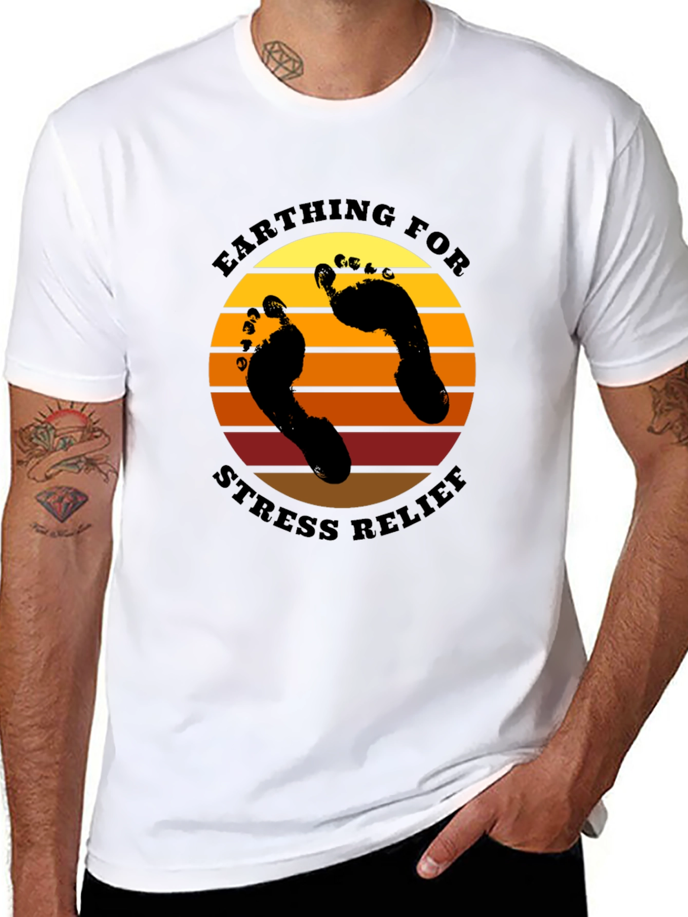 Earthing For Stress Relief Graphic Tee