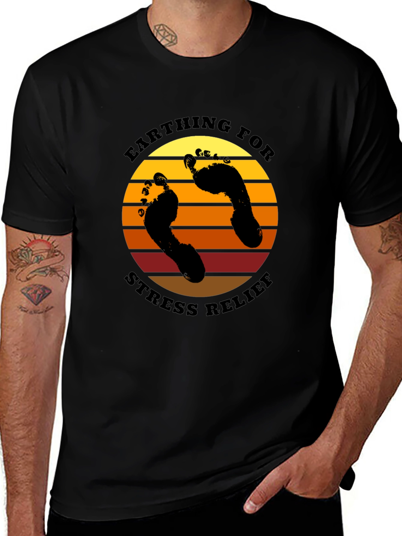 Earthing For Stress Relief Graphic Tee