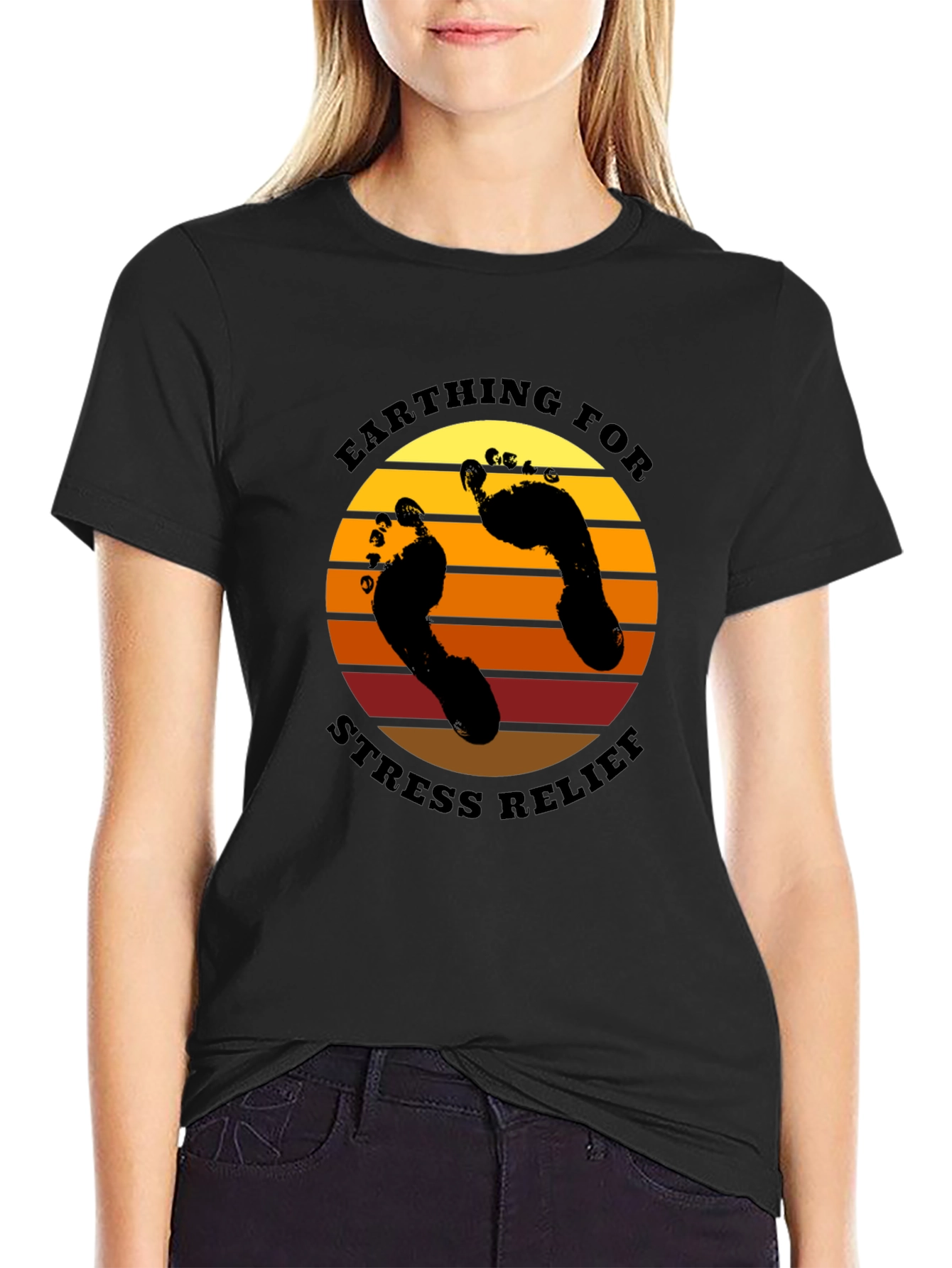 Earthing For Stress Relief Graphic Tee