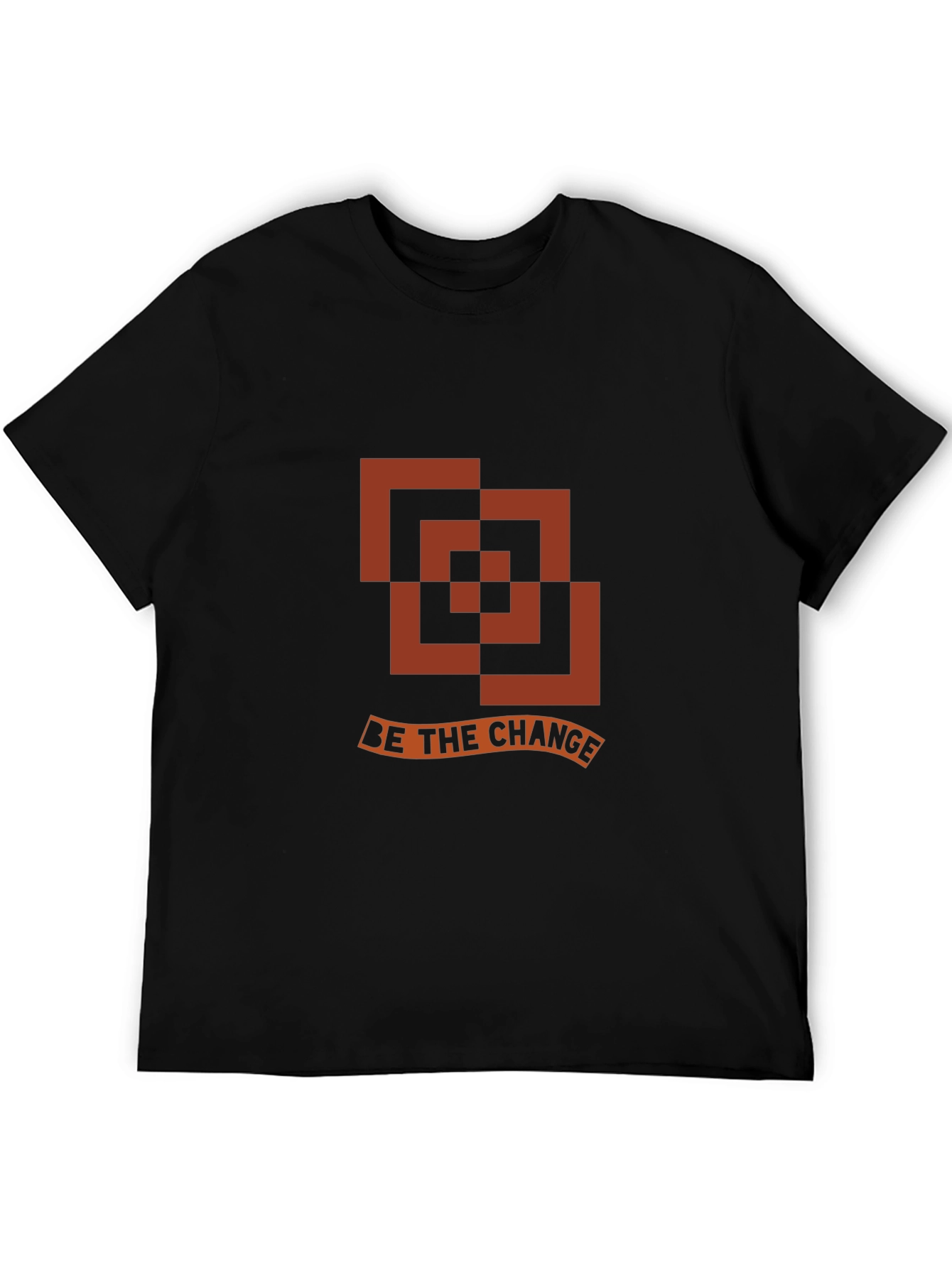 Be the Change Graphic Tee - Modern Design