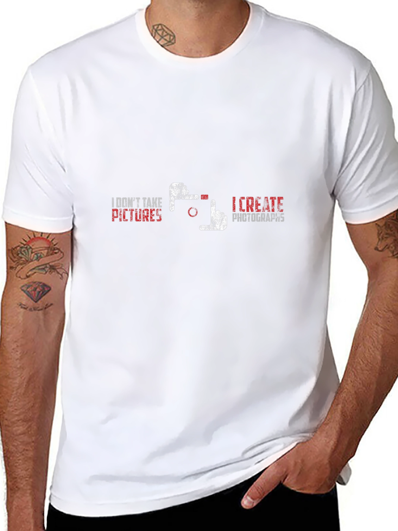 Photographers Tee: I Create Photographs