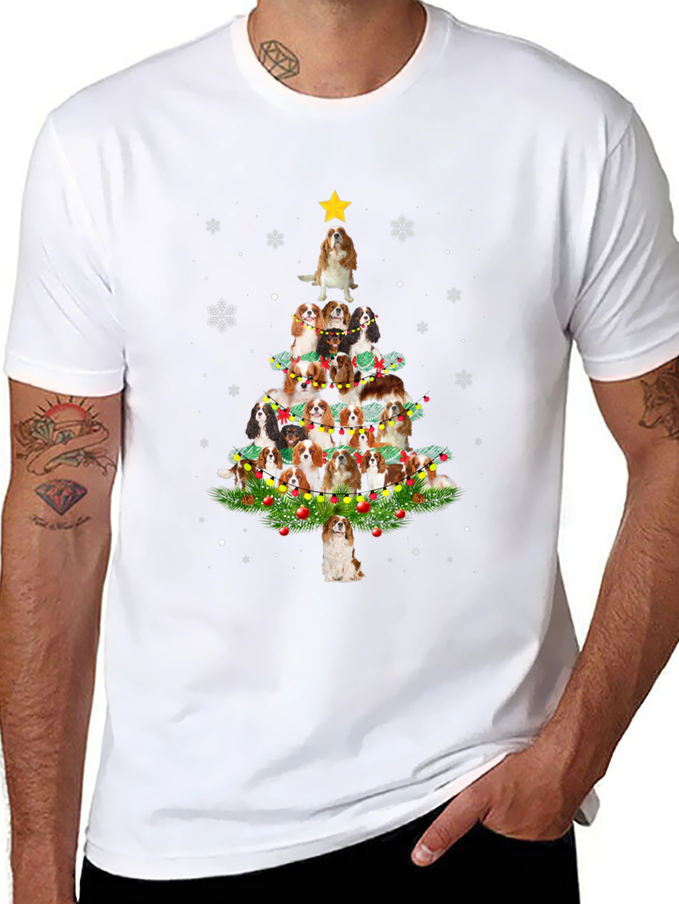 Cavalier Christmas Tree T-Shirt