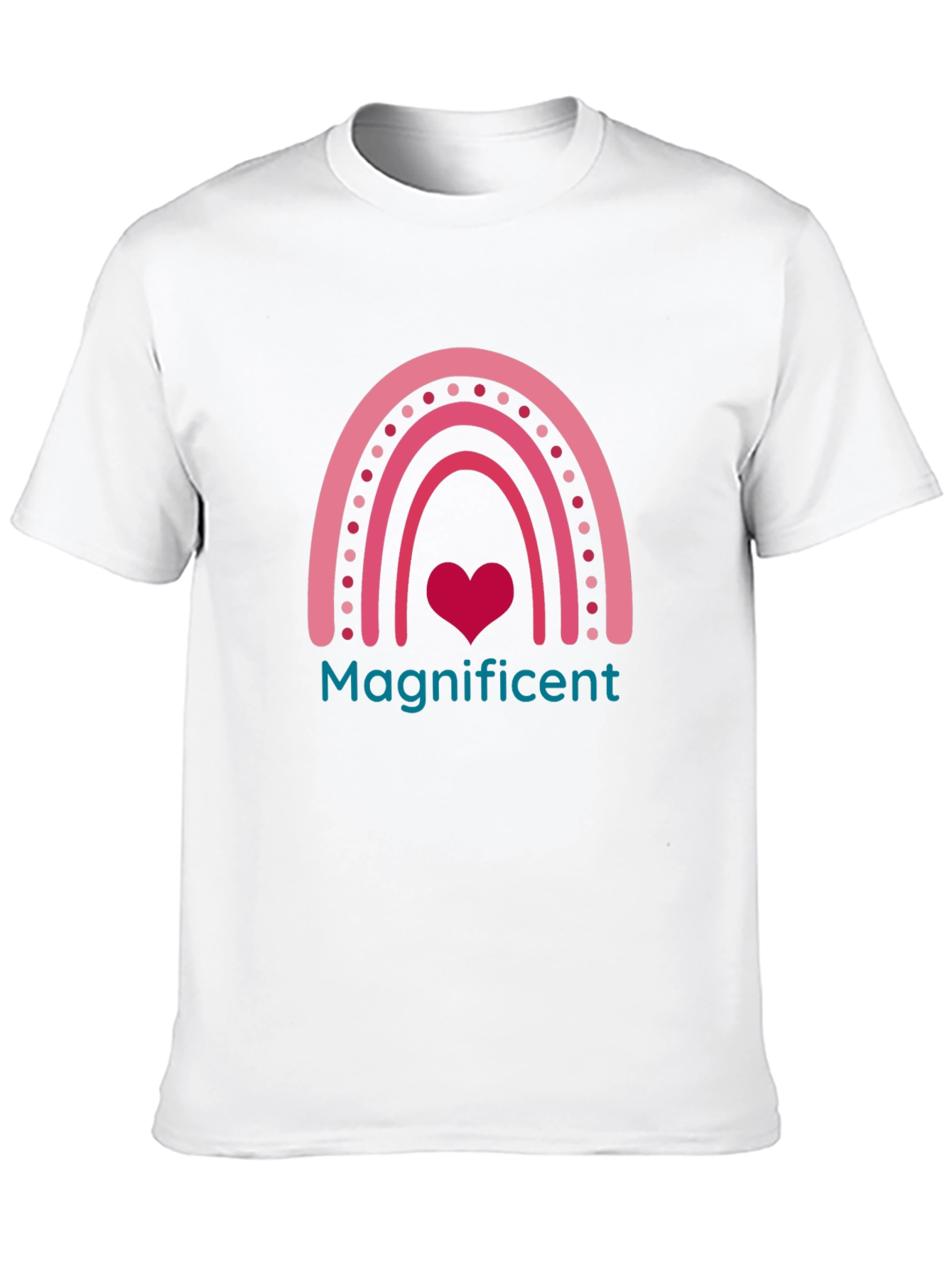Magnificent Heart Rainbow Graphic Tee