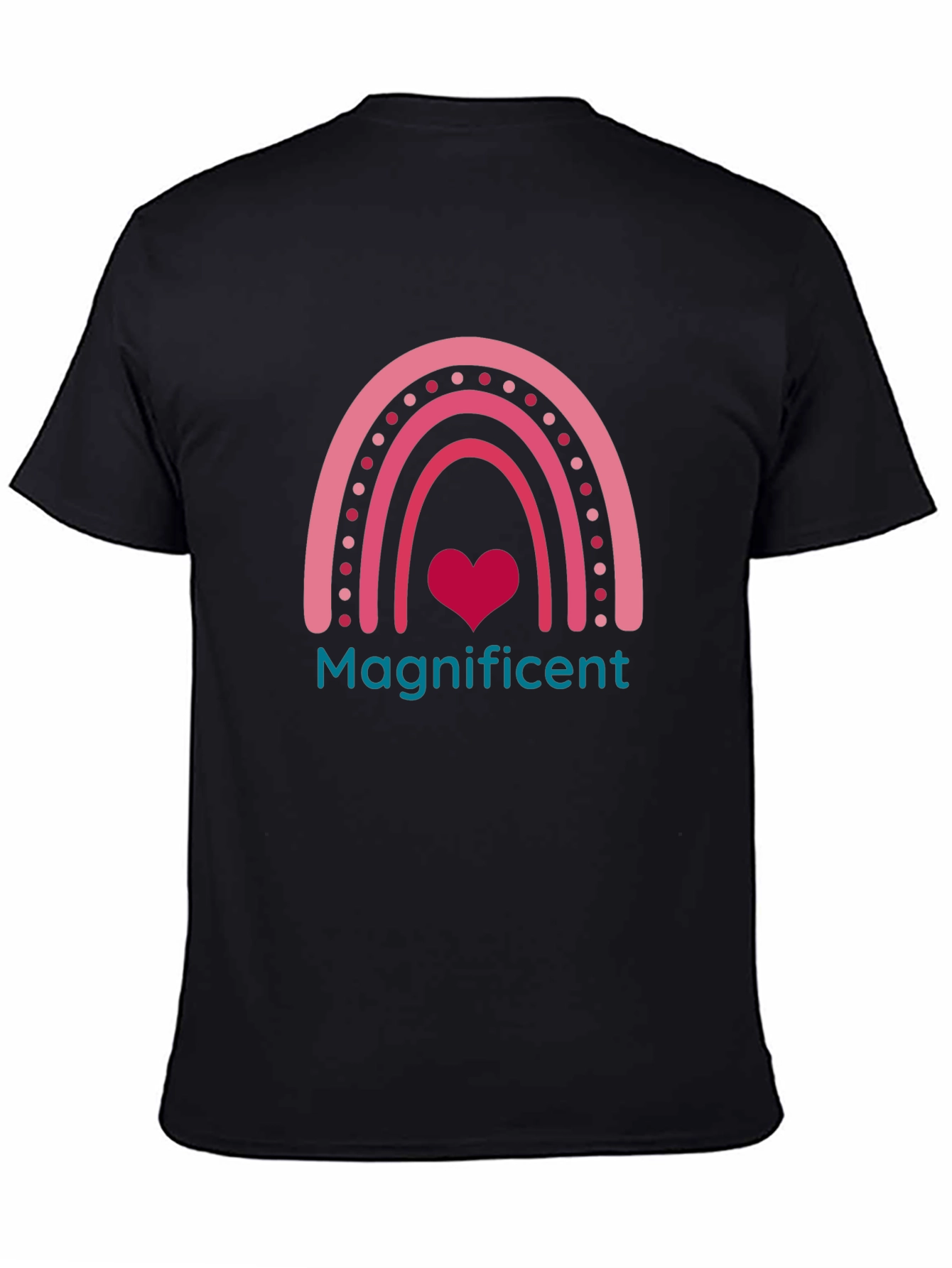 Magnificent Heart Rainbow Graphic Tee