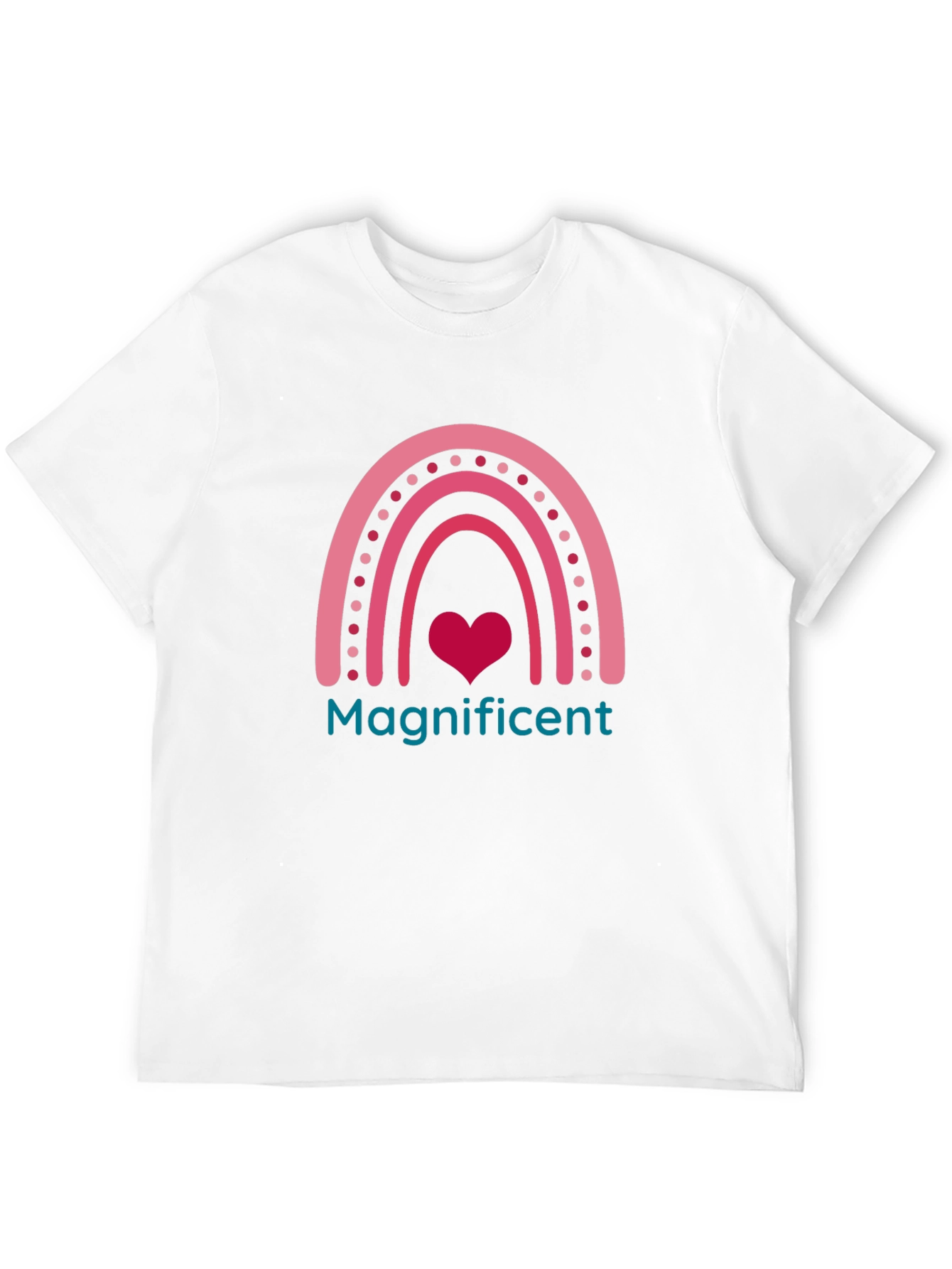 Magnificent Heart Rainbow Graphic Tee