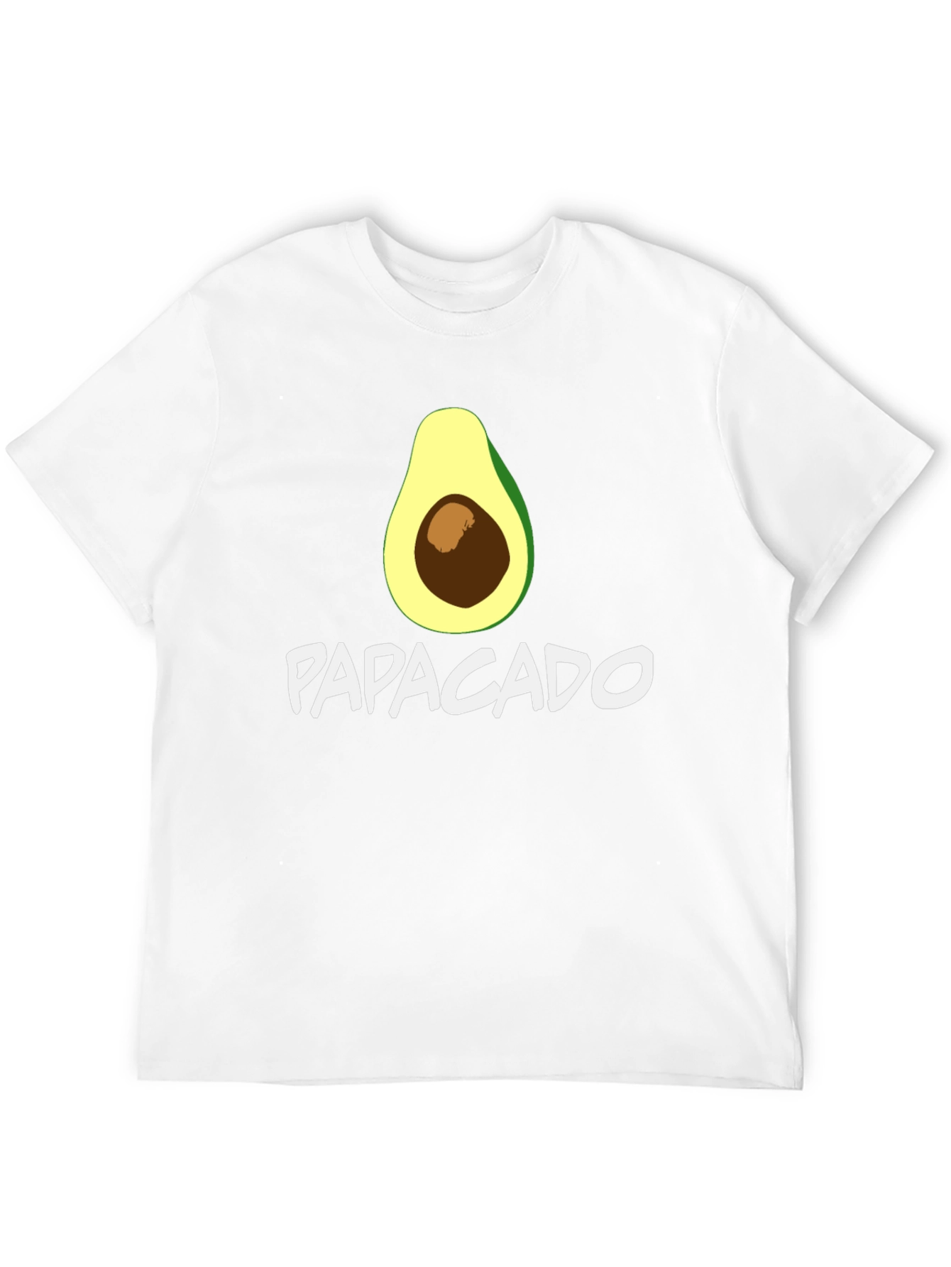 Papacado Graphic T-Shirt - Funny Avocado Dad Tee