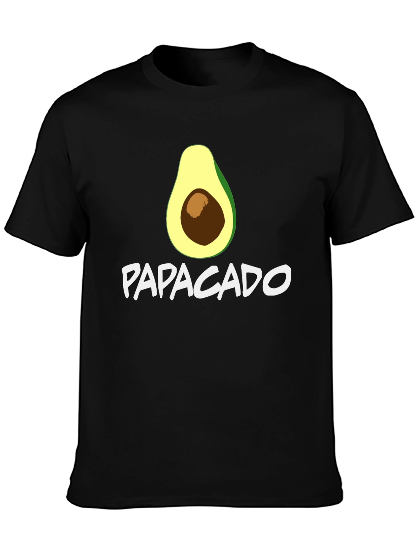 Papacado Graphic T-Shirt - Funny Avocado Dad Tee