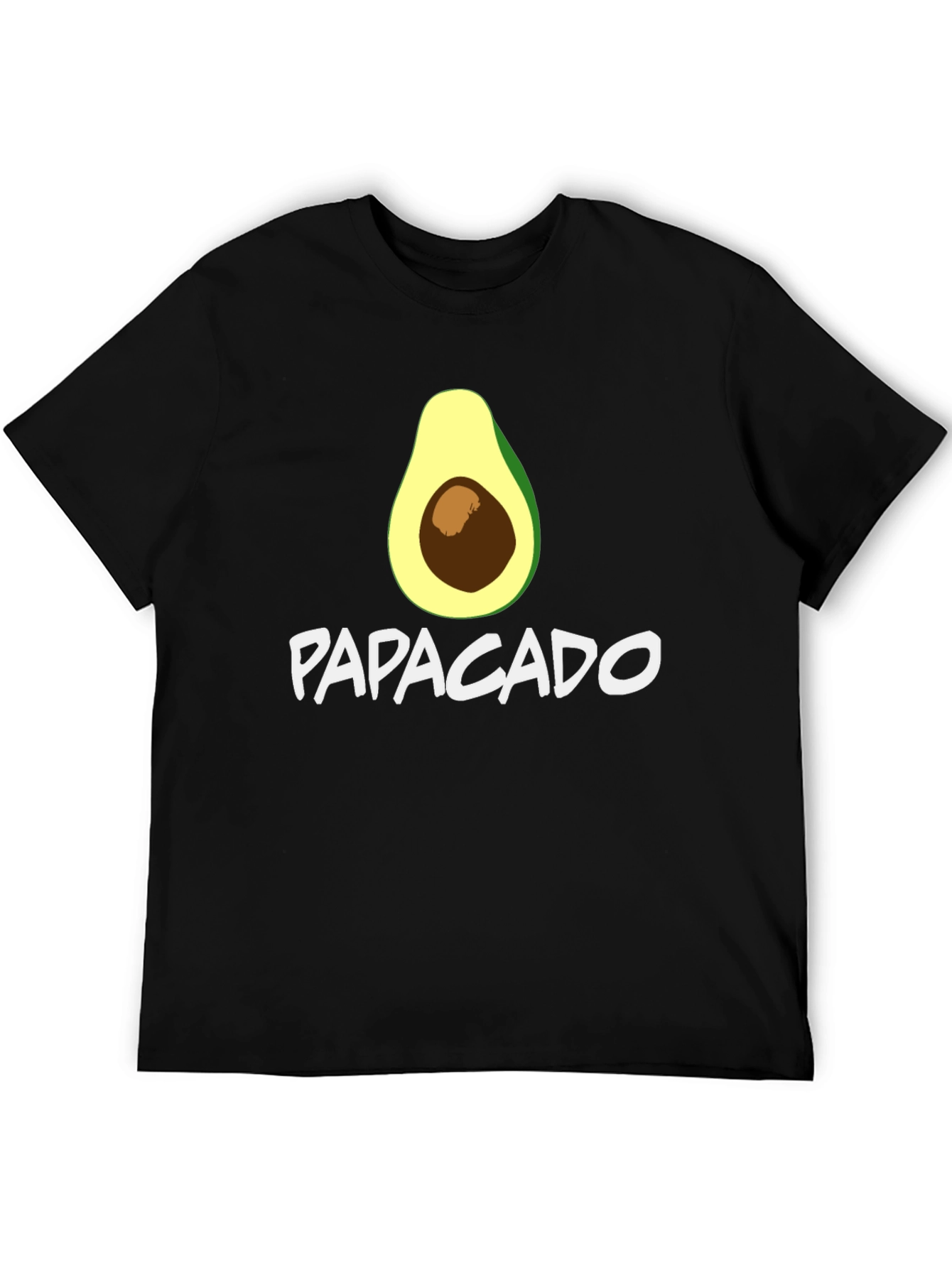 Papacado Graphic T-Shirt - Funny Avocado Dad Tee