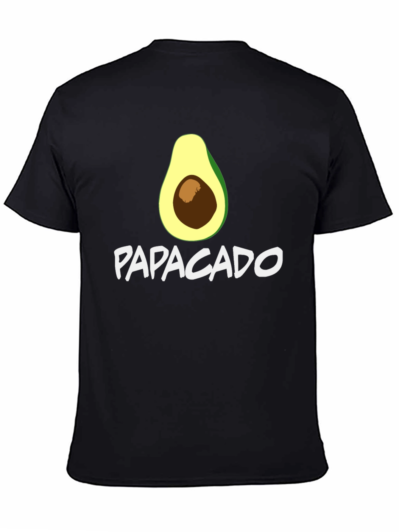 Papacado Graphic T-Shirt - Funny Avocado Dad Tee