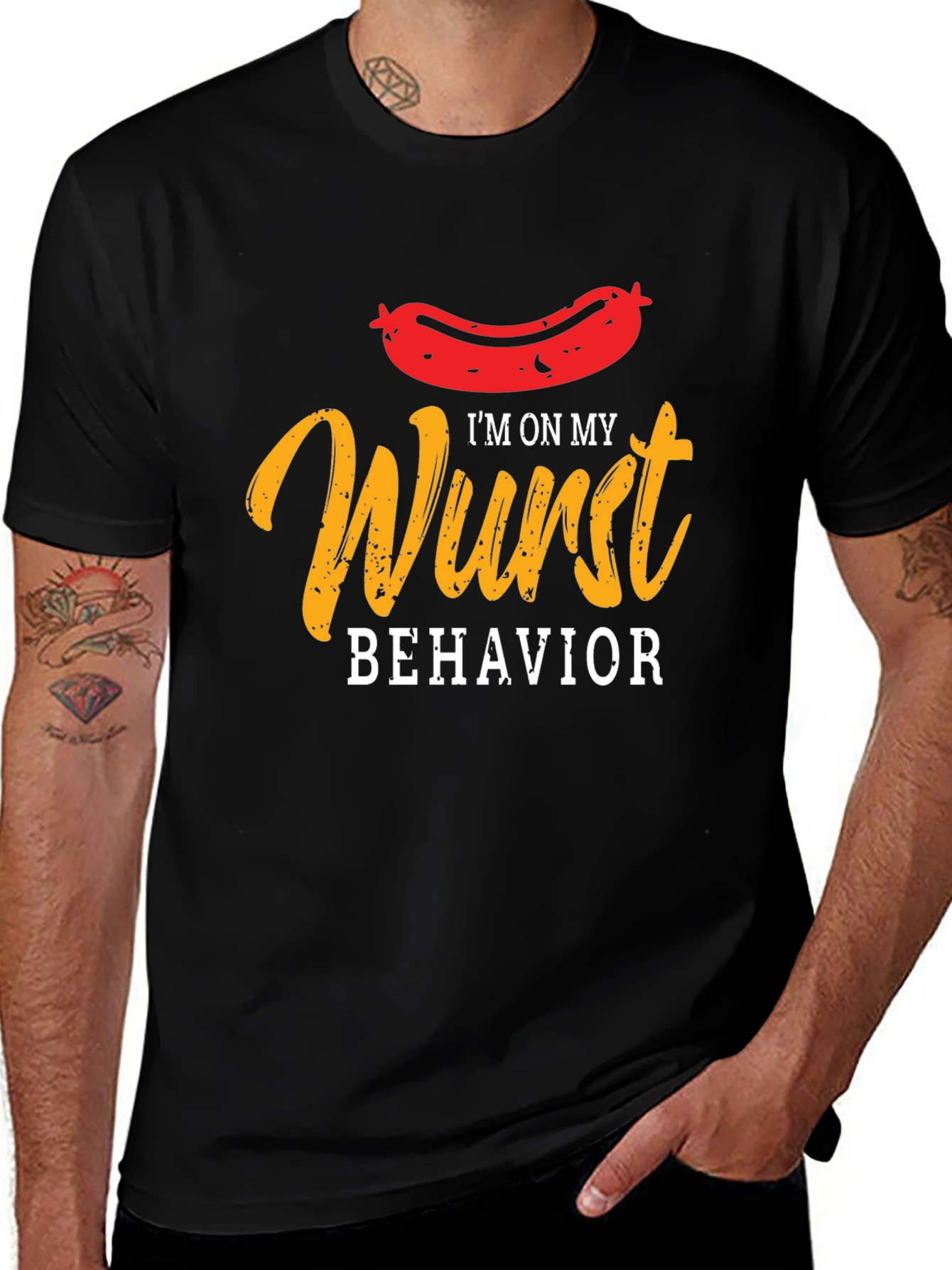 Wurst Behavior Funny Graphic T-Shirt