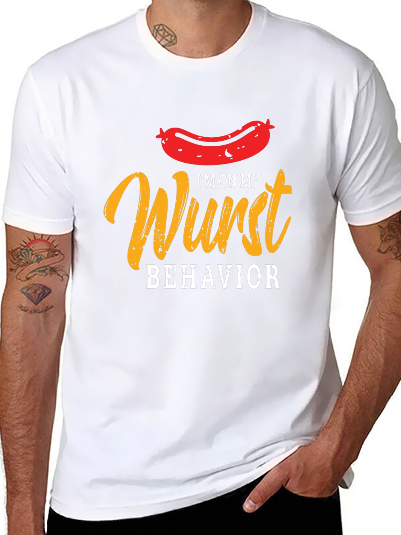 Wurst Behavior Funny Graphic T-Shirt