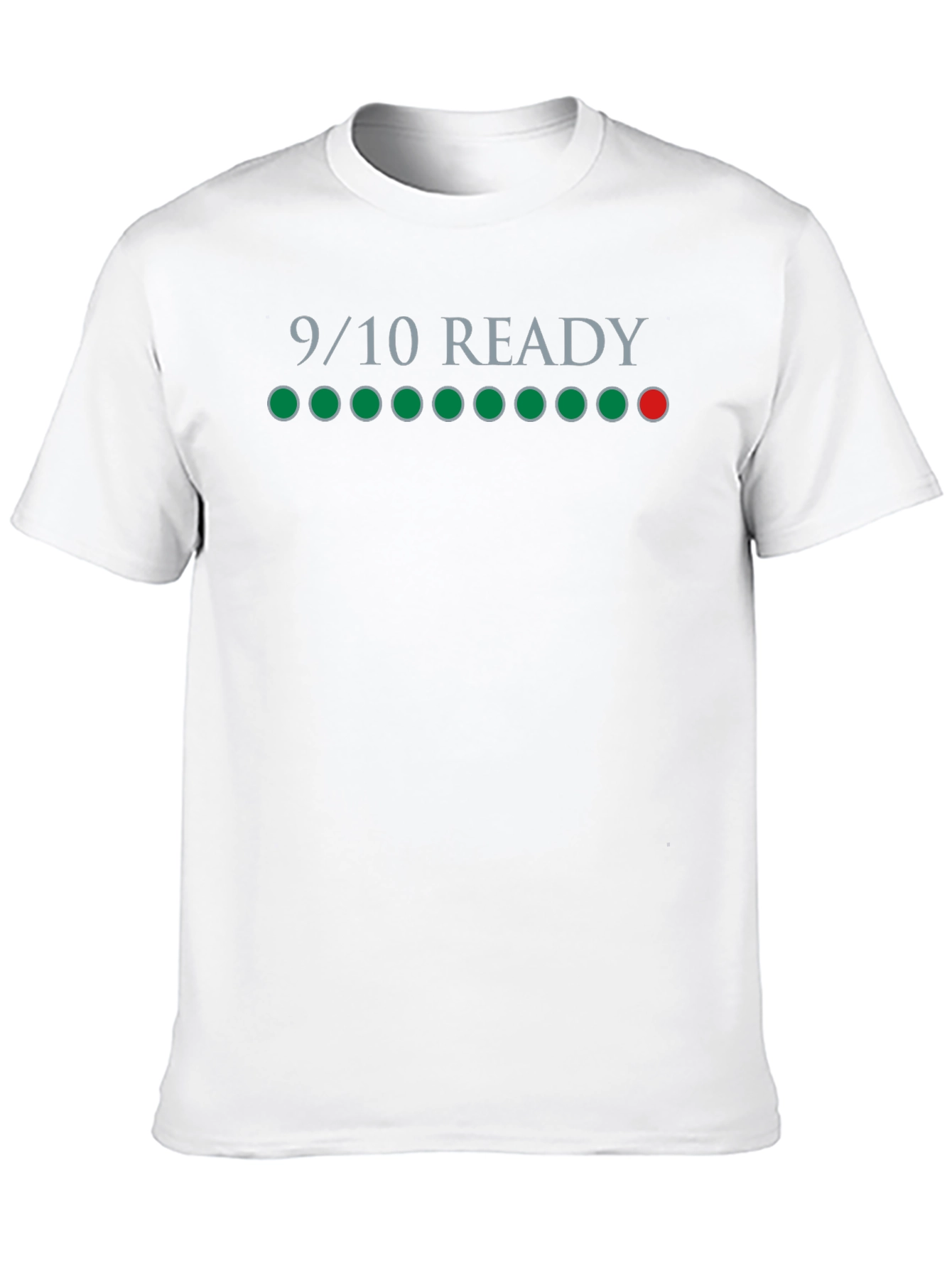 9/10 Ready T-Shirt - Gamer Level Up Style