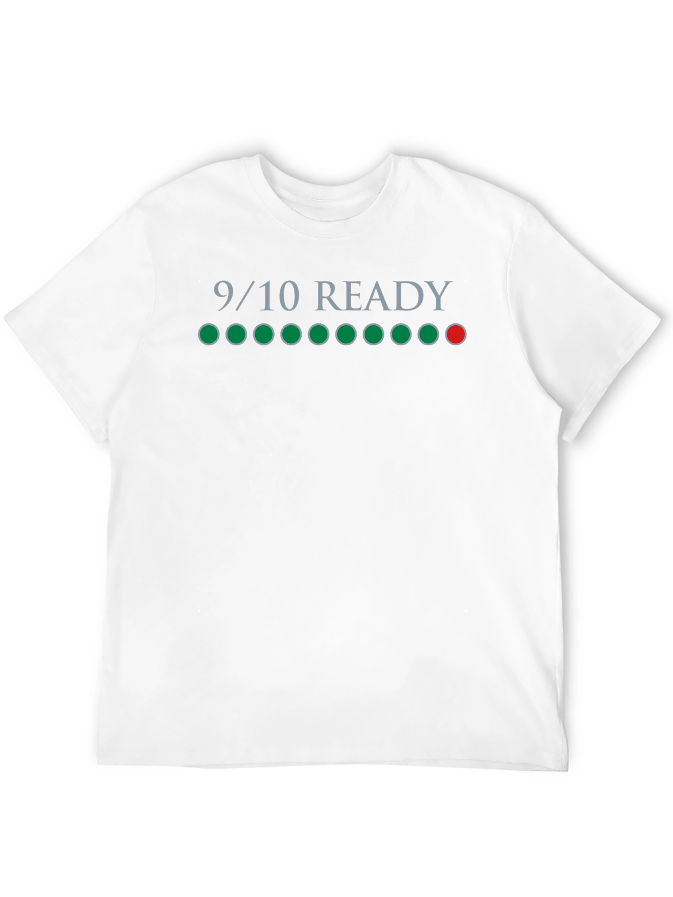 9/10 Ready T-Shirt - Gamer Level Up Style