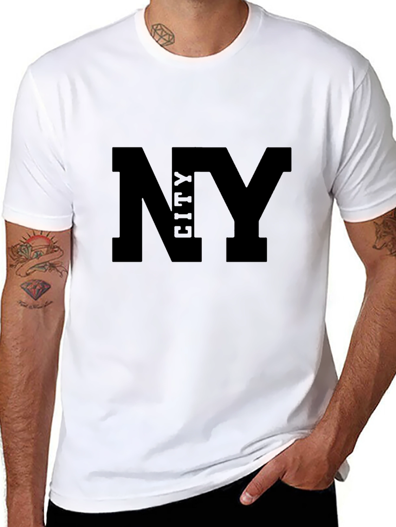 NY City Graphic Tee - Classic Black T-Shirt