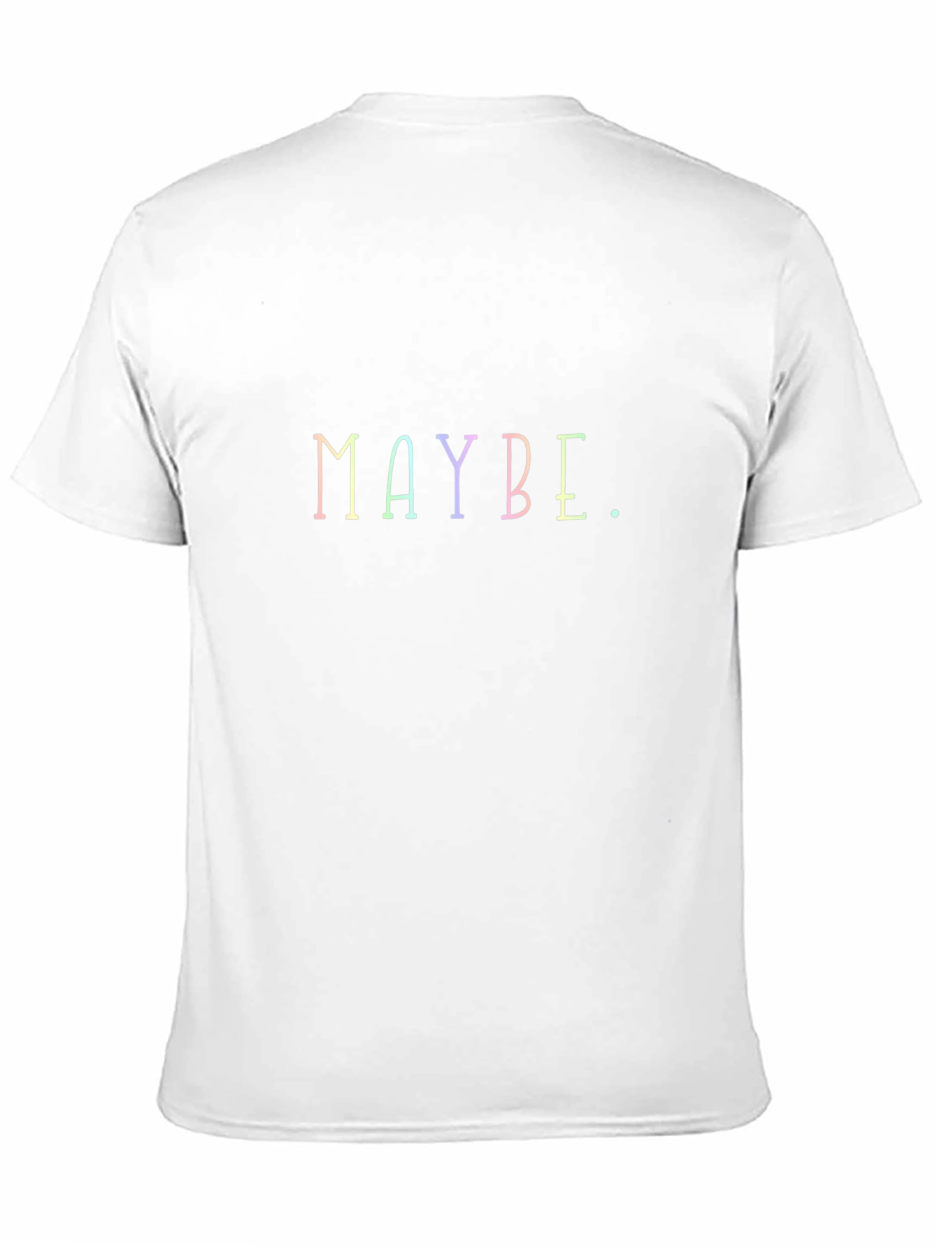 Maybe Graphic T-Shirt - Black Casual Tee