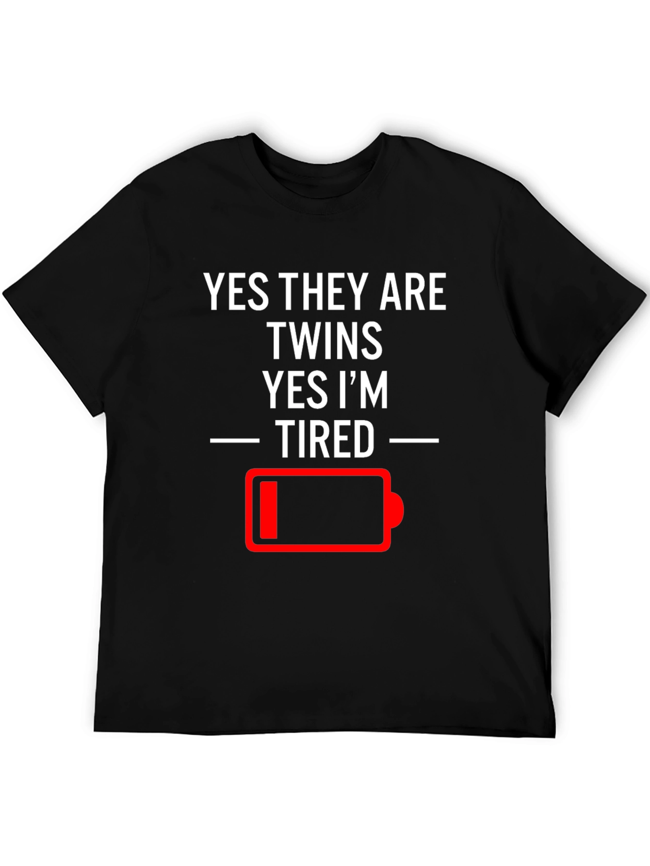 Tired Twins Humor T-Shirt
