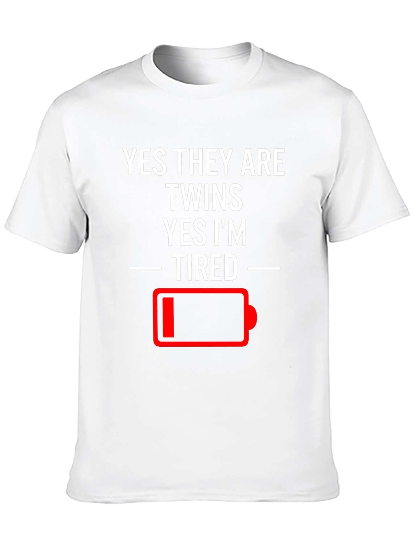 Tired Twins Humor T-Shirt
