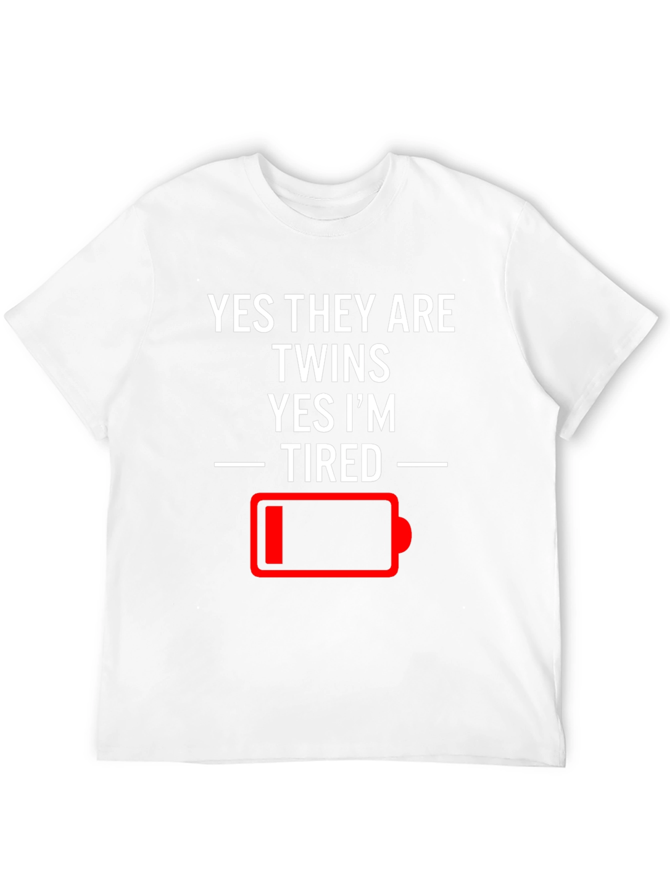 Tired Twins Humor T-Shirt