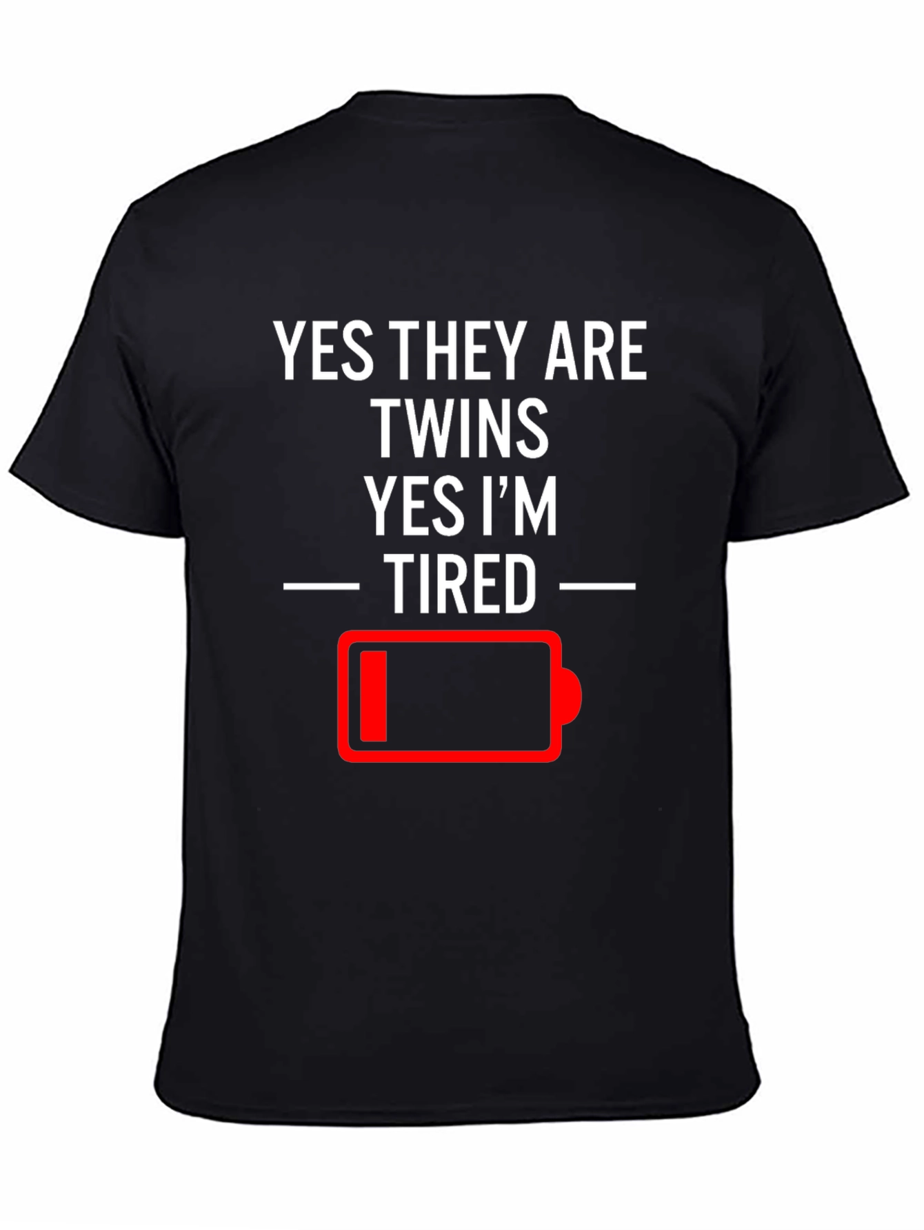 Tired Twins Humor T-Shirt