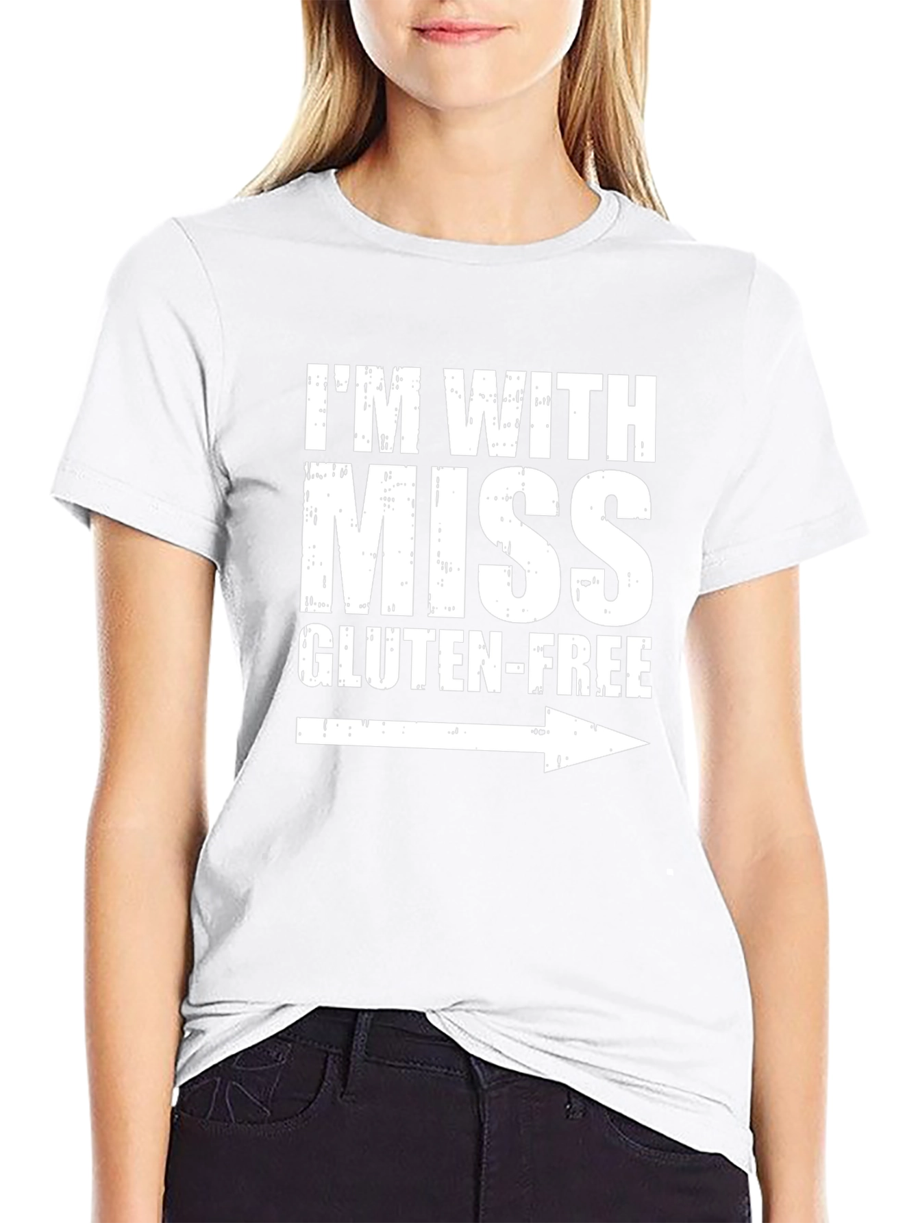Im With Miss Gluten-Free Novelty T-Shirt
